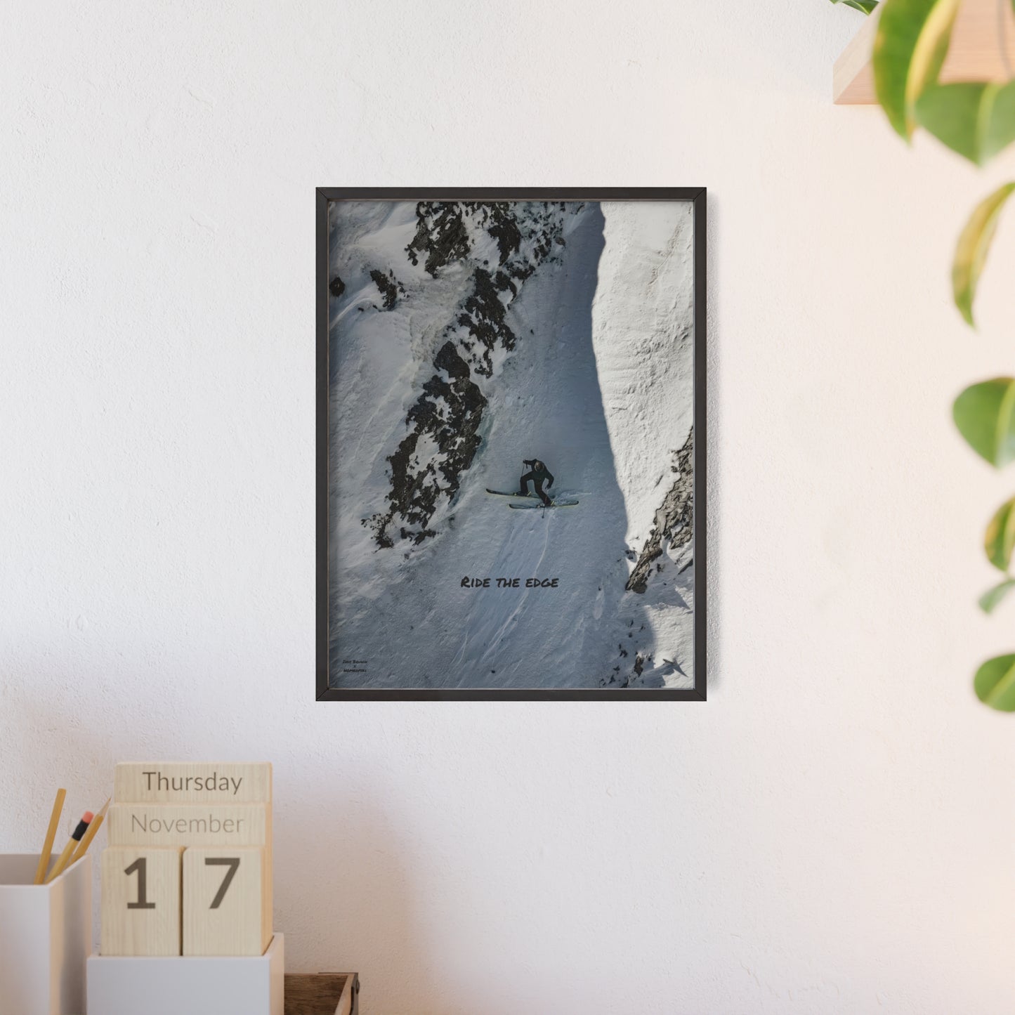 Steep Indy Bruhin Poster - FRAMED