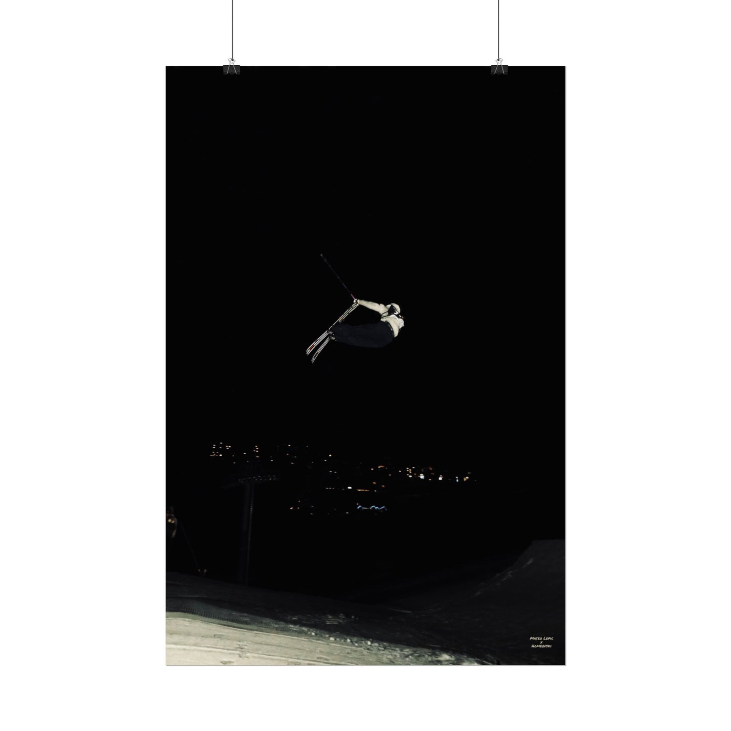 Night Park Mateo Lepic Poster
