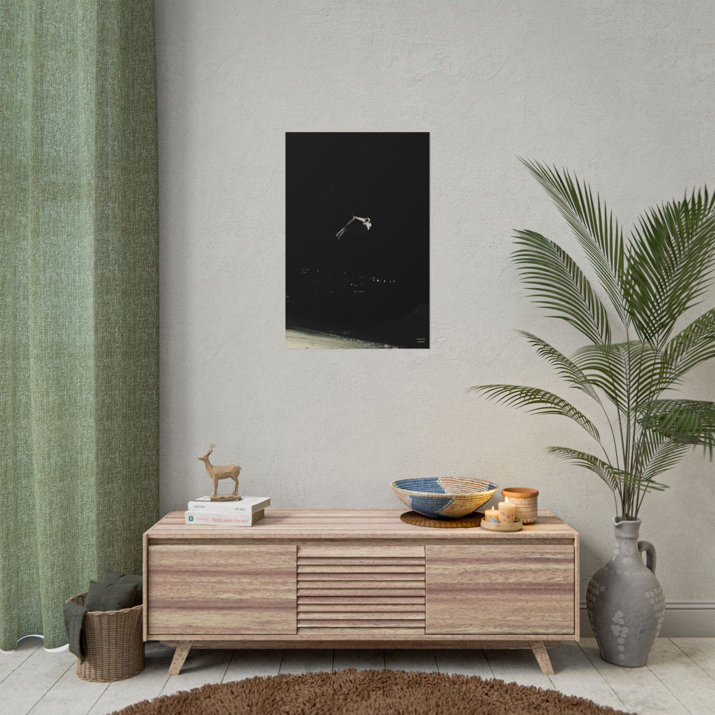 Night Park Mateo Lepic Poster