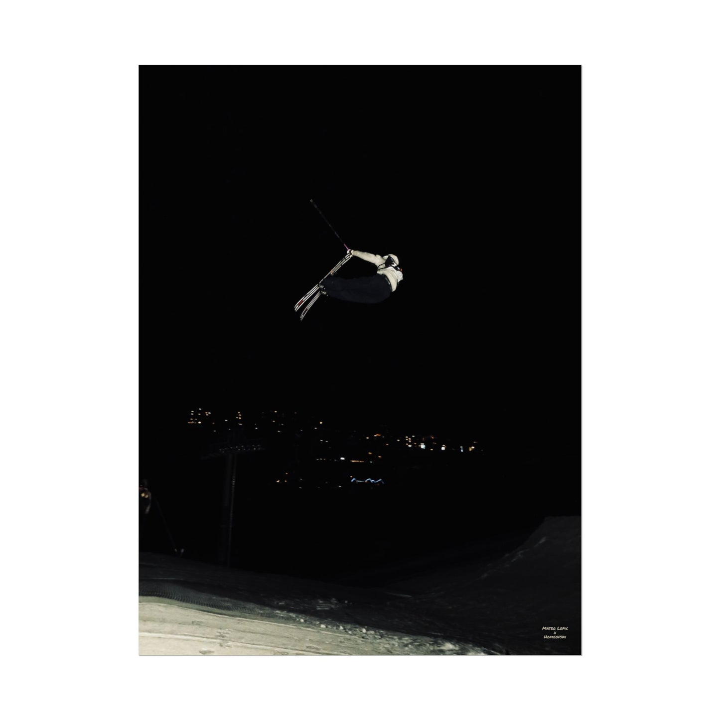 Night Park Mateo Lepic Poster