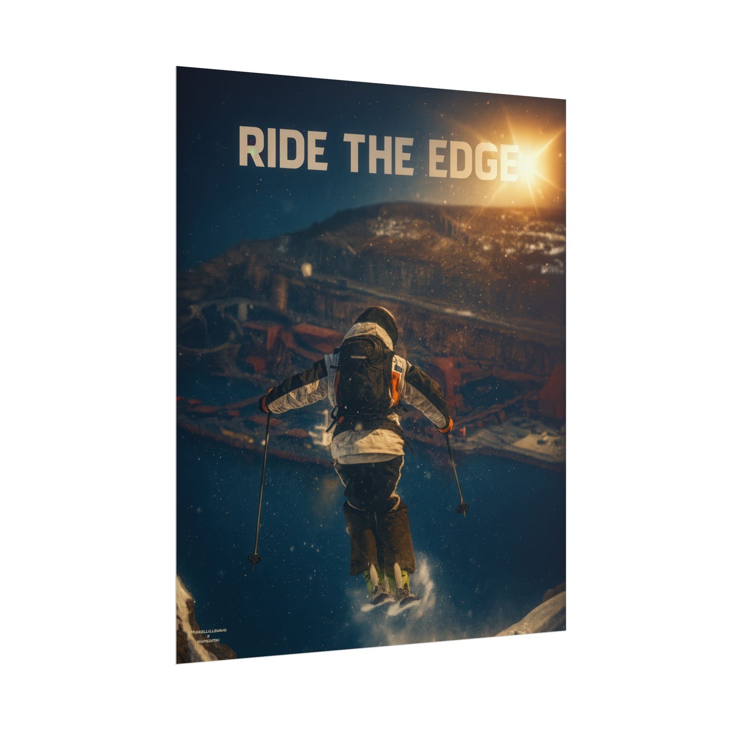 Ride The Edge x Heaven Mikkellillehaug Poster