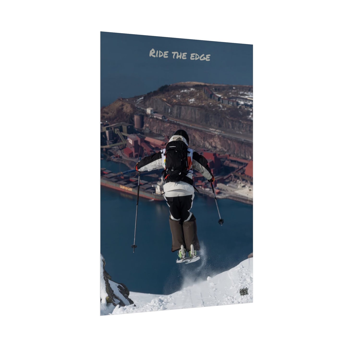 Ride The Edge Mikkellillehaug Poster