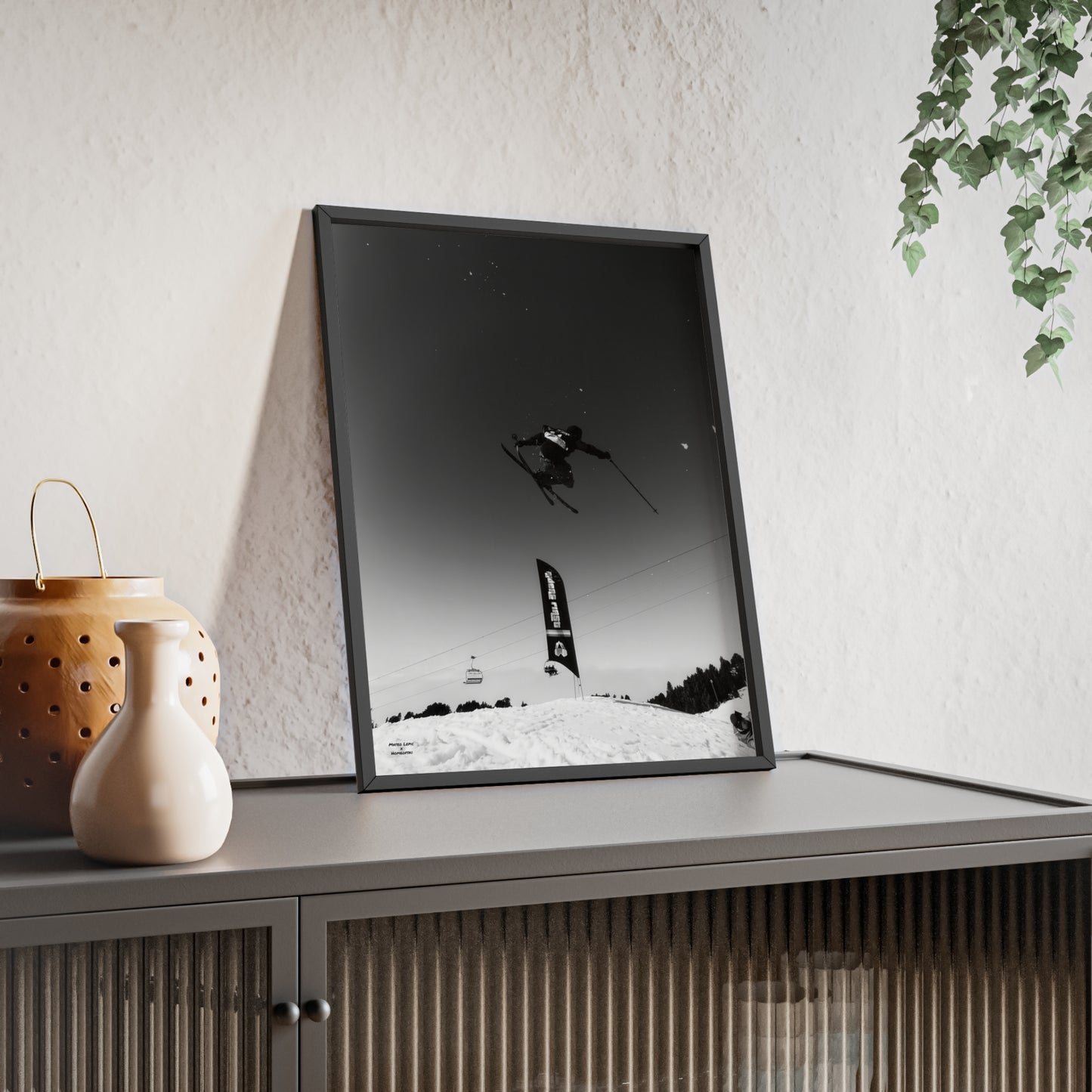 Airborne Mateo Lepic Poster - FRAMED