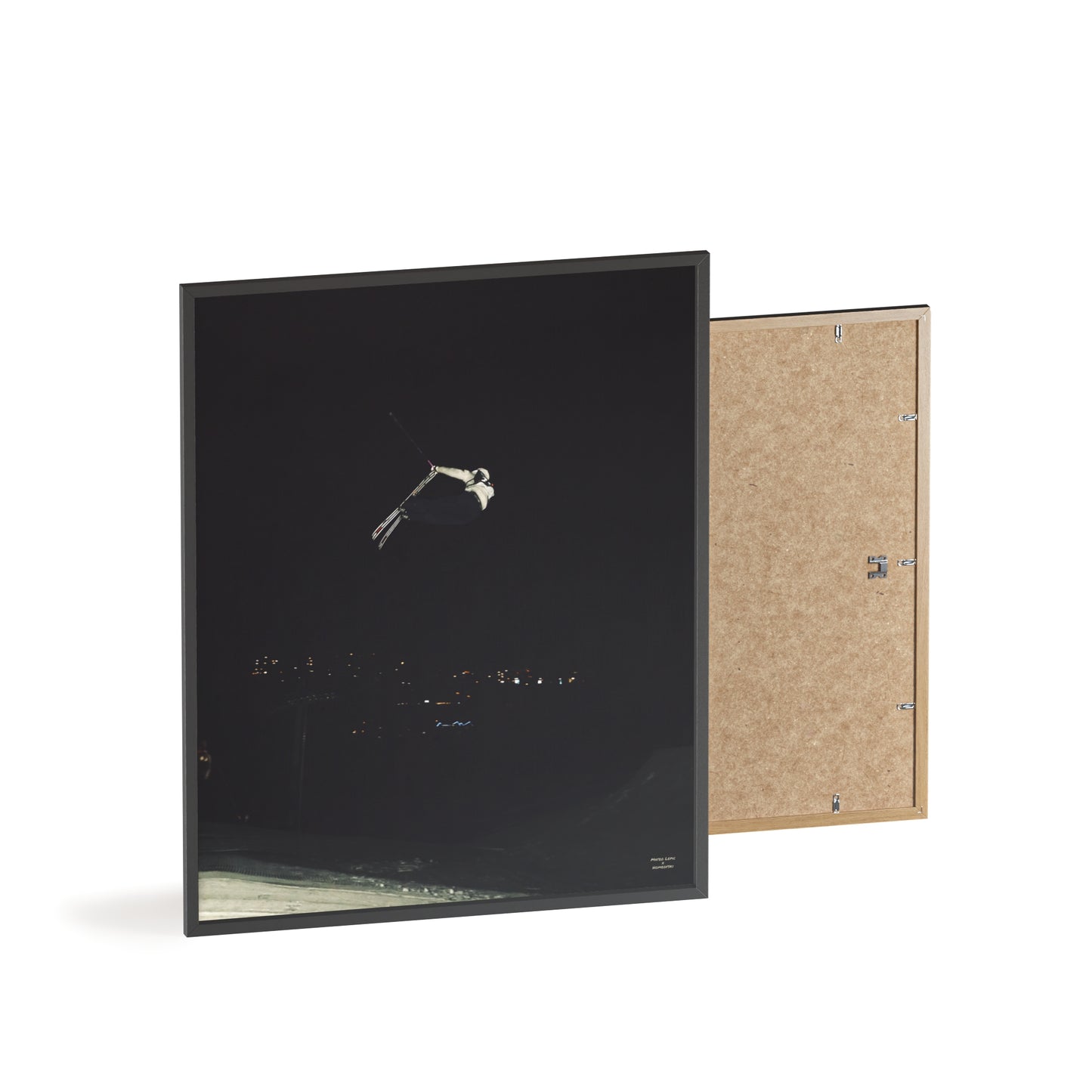 Night Park Mateo Lepic Poster - FRAMED