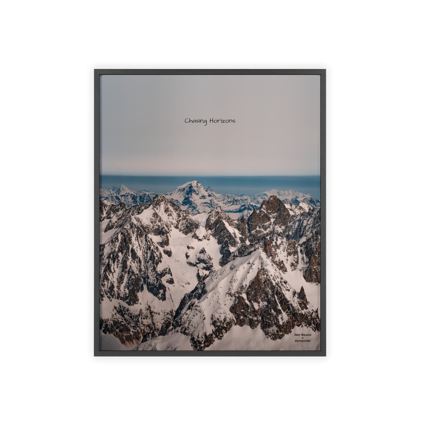 Clouds Indy Bruhin Poster - FRAMED