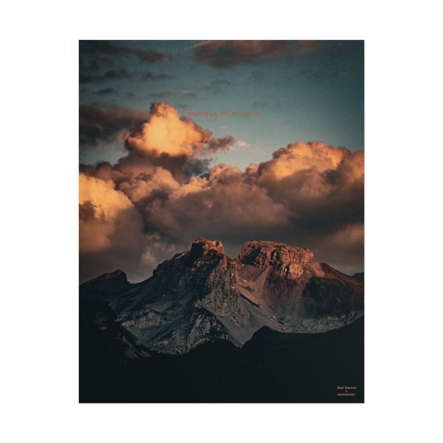 Chasing Horizons Indy Bruhin Poster