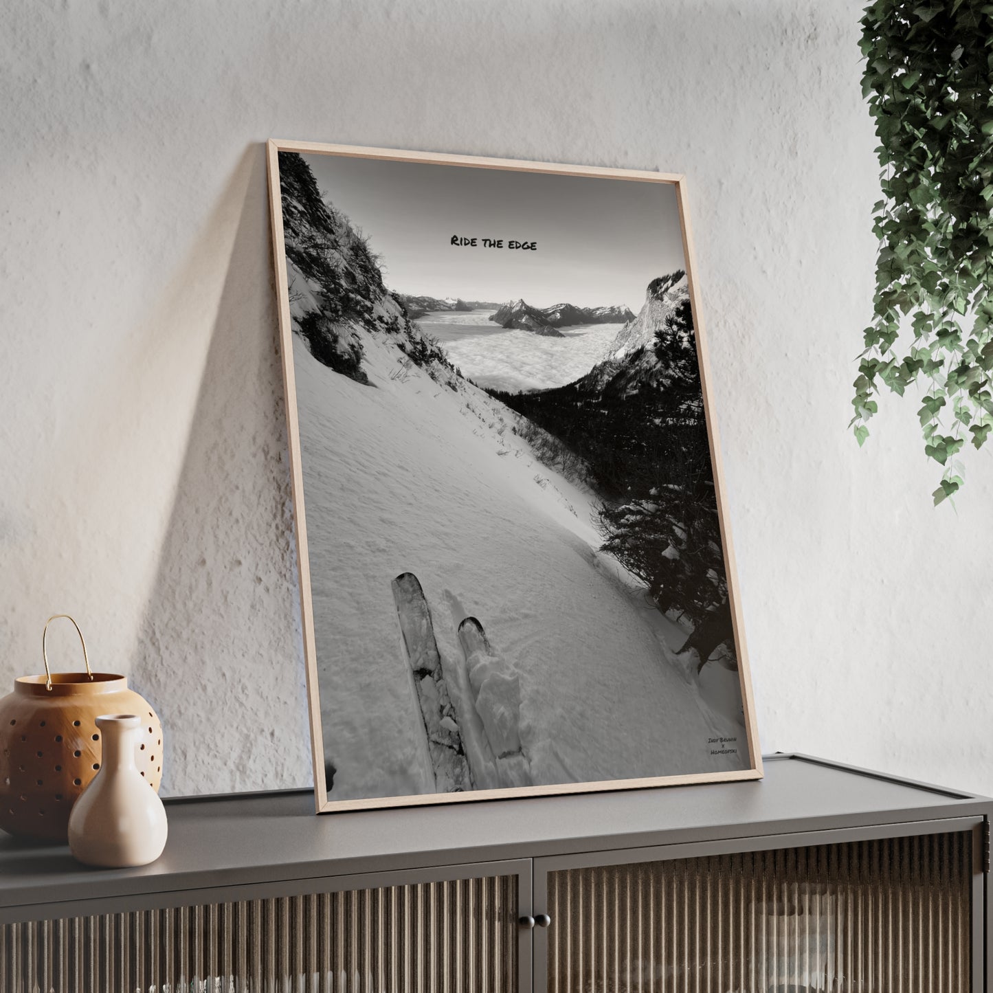 Panorama Indy Bruhin Poster - FRAMED