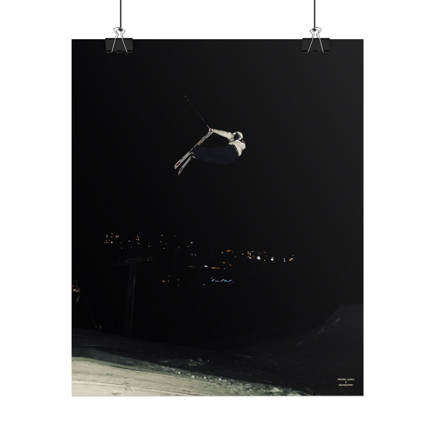Night Park Mateo Lepic Poster