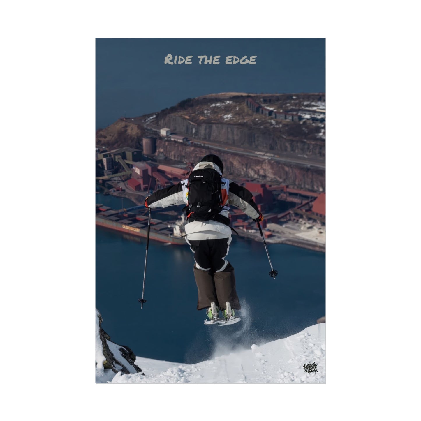 Ride The Edge Mikkellillehaug Poster
