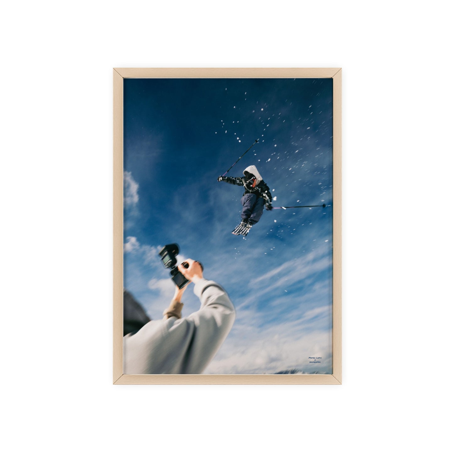 'Camera Crew' Mateo Lepic Poster - FRAMED