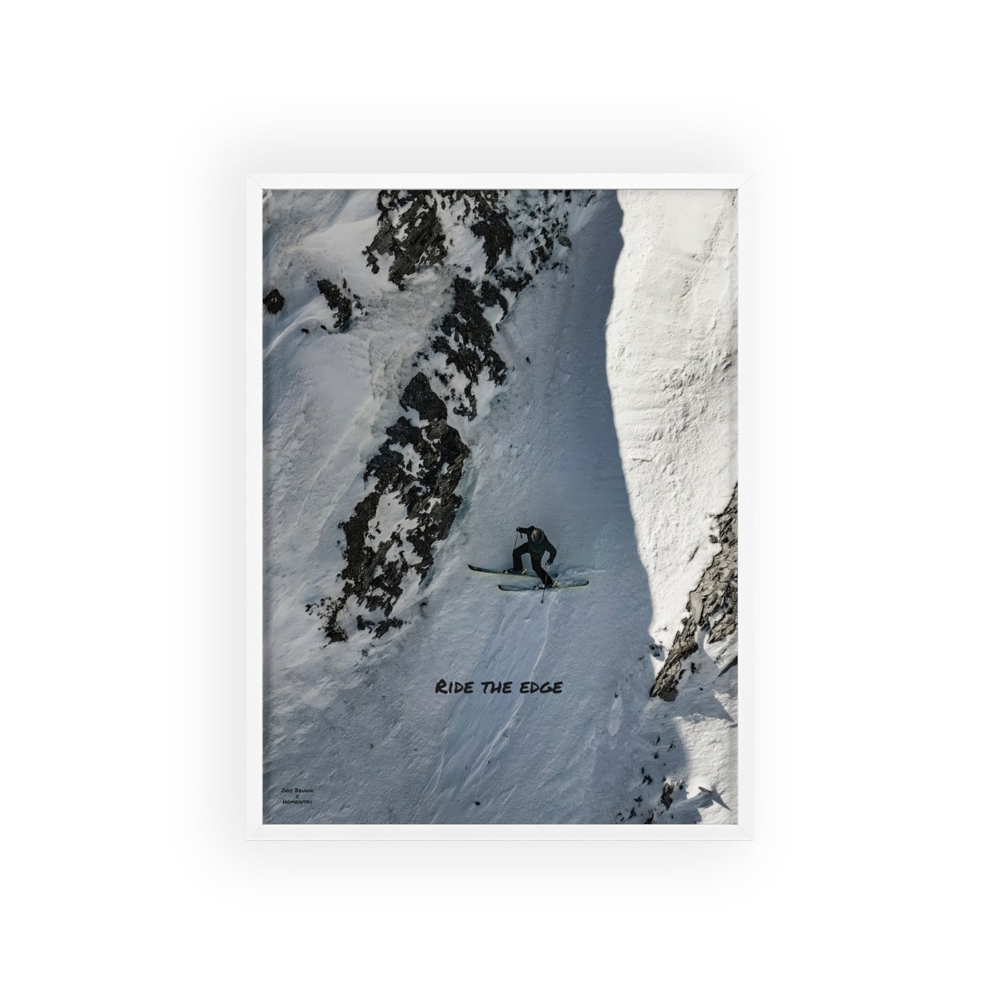Steep Indy Bruhin Poster - FRAMED