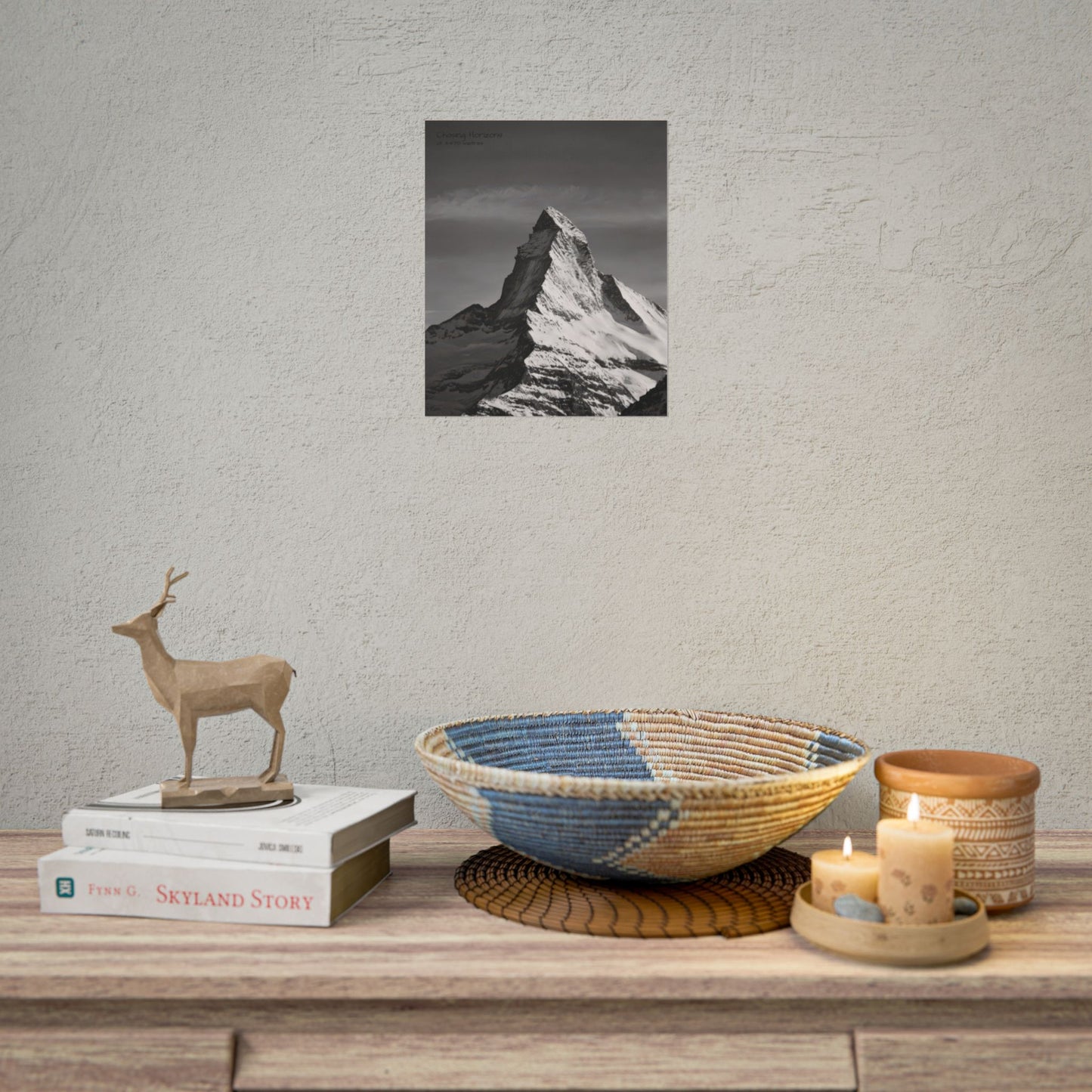 Chasing Horizons x Monochrome Matternhorn Poster