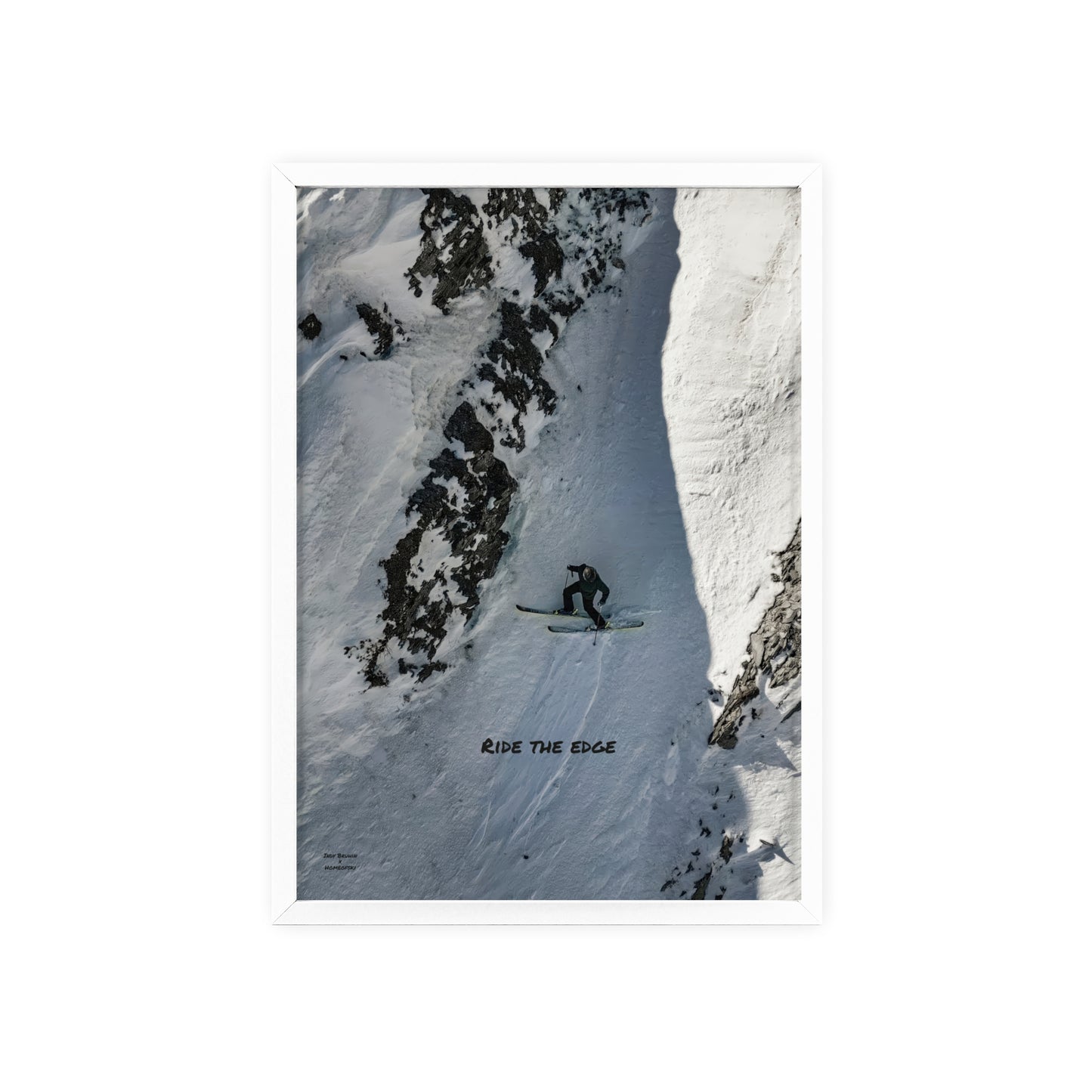 Steep Indy Bruhin Poster - FRAMED