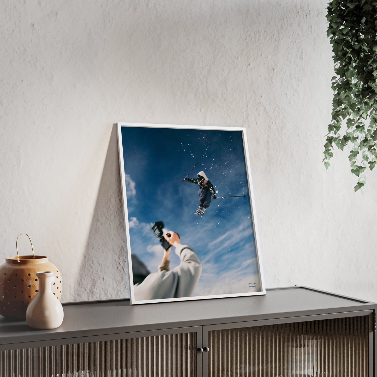 'Camera Crew' Mateo Lepic Poster - FRAMED