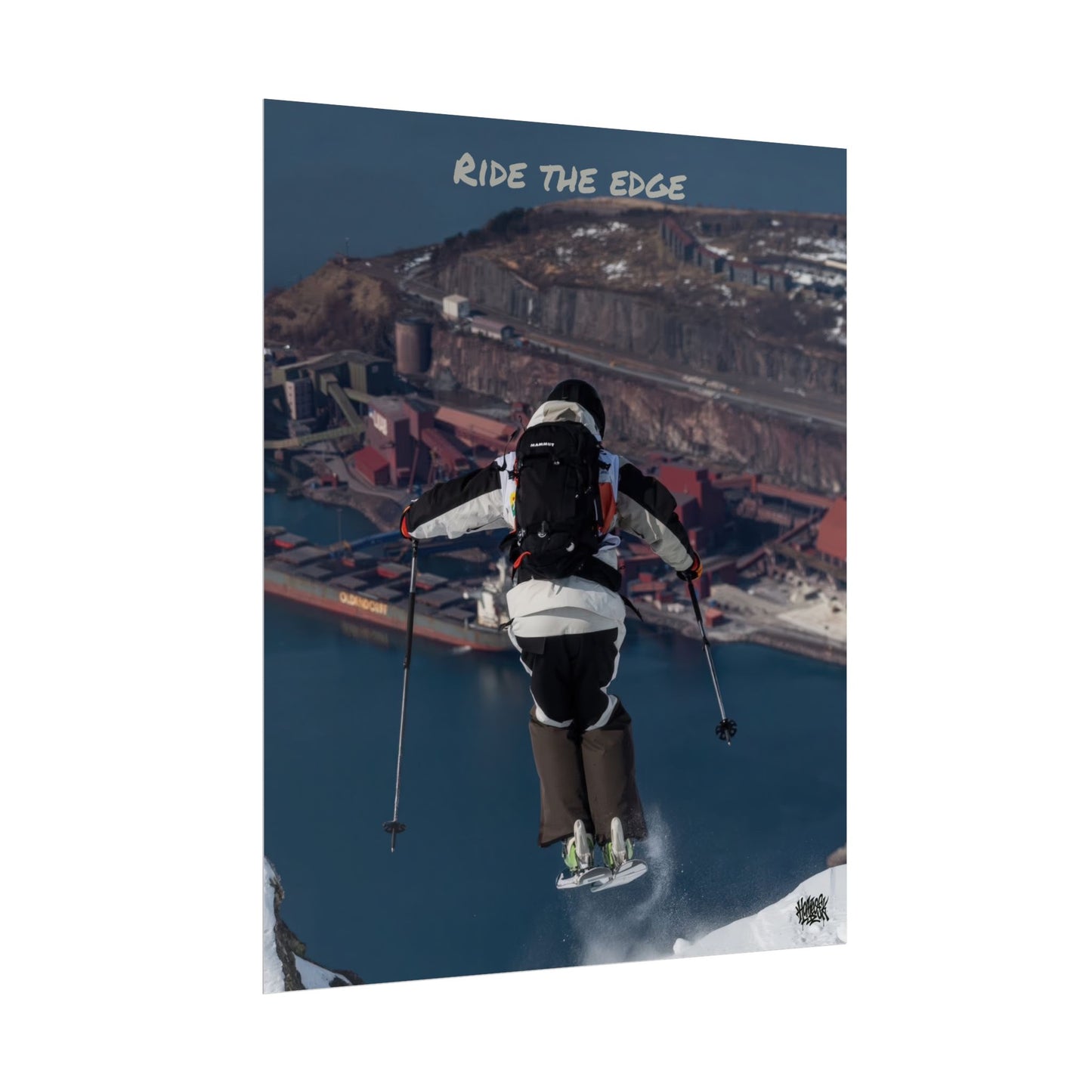Ride The Edge Mikkellillehaug Poster