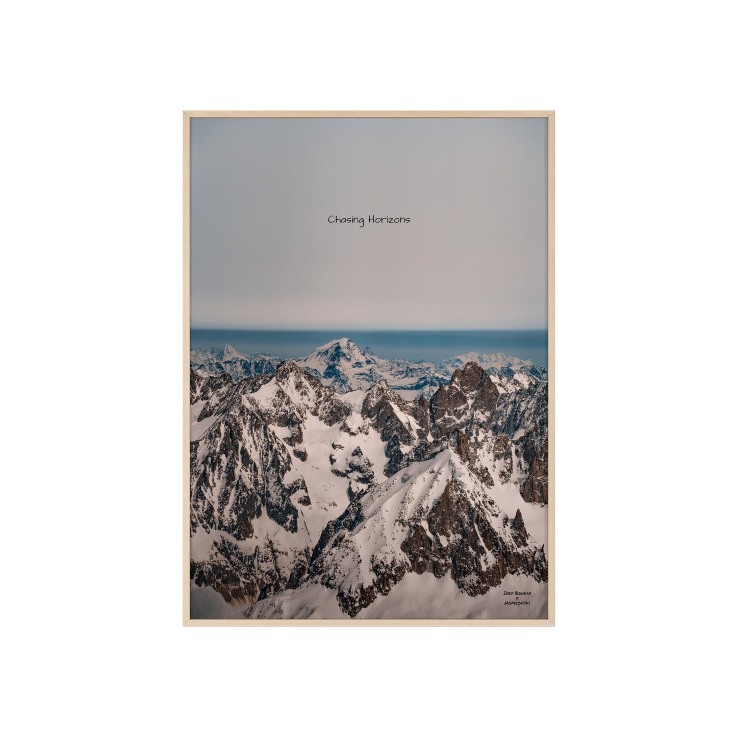 Clouds Indy Bruhin Poster - FRAMED