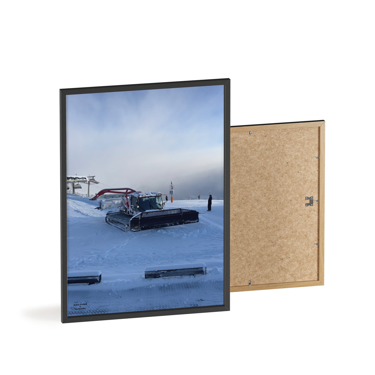 Pistenbully Robin Dufner Poster - FRAMED