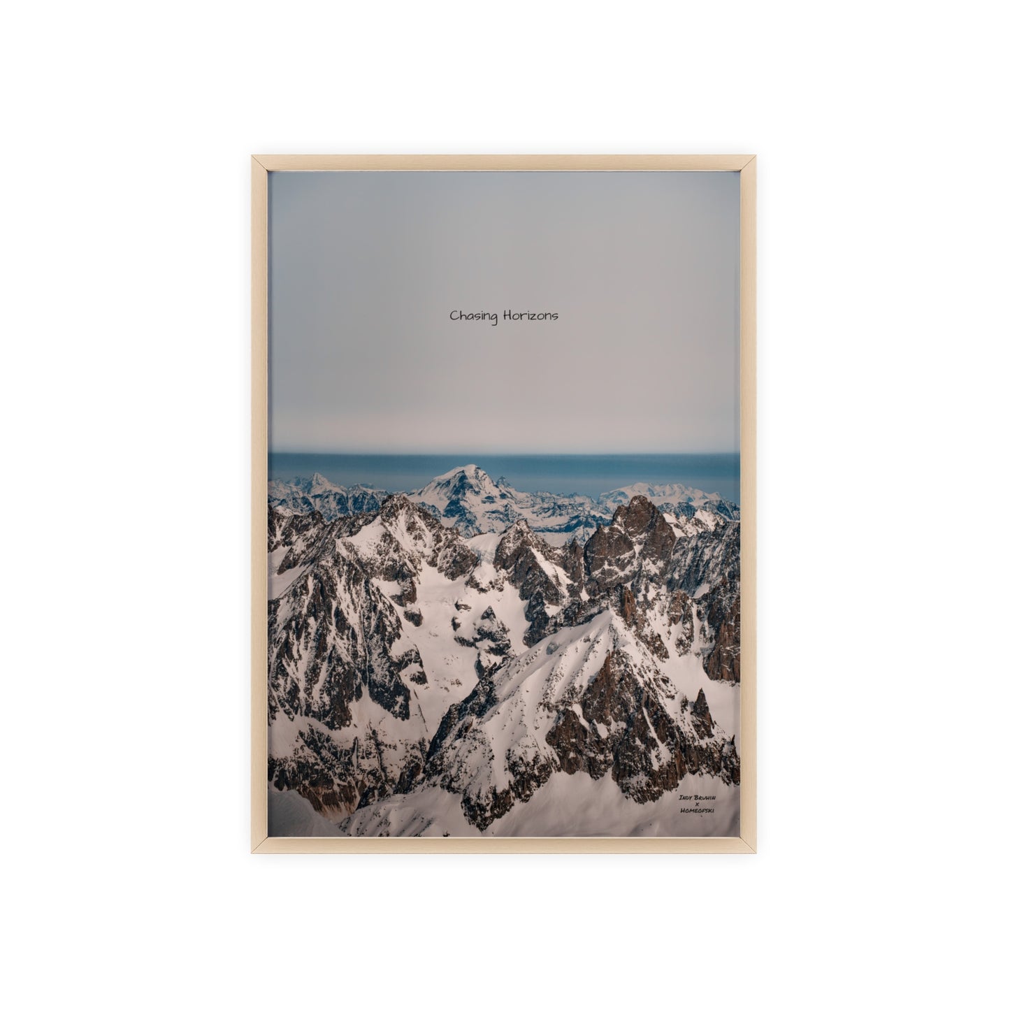 Clouds Indy Bruhin Poster - FRAMED