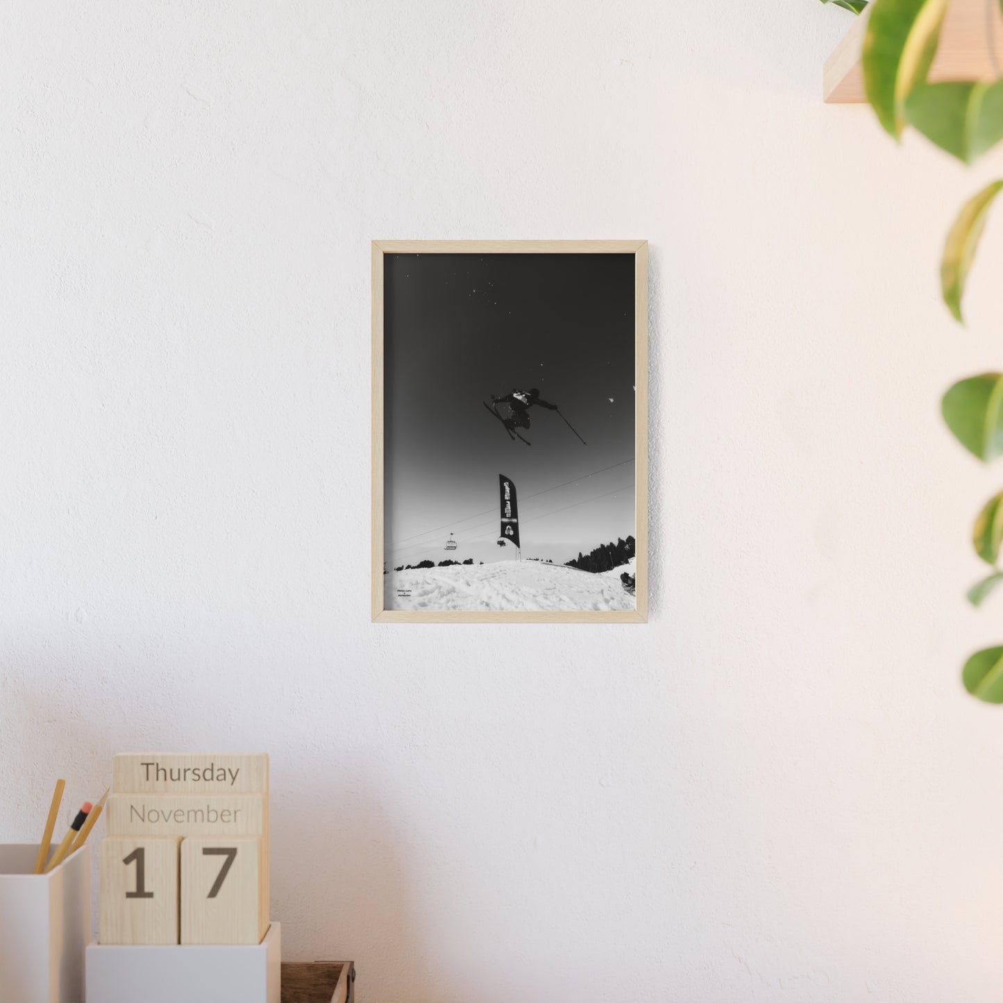 Airborne Mateo Lepic Poster - FRAMED