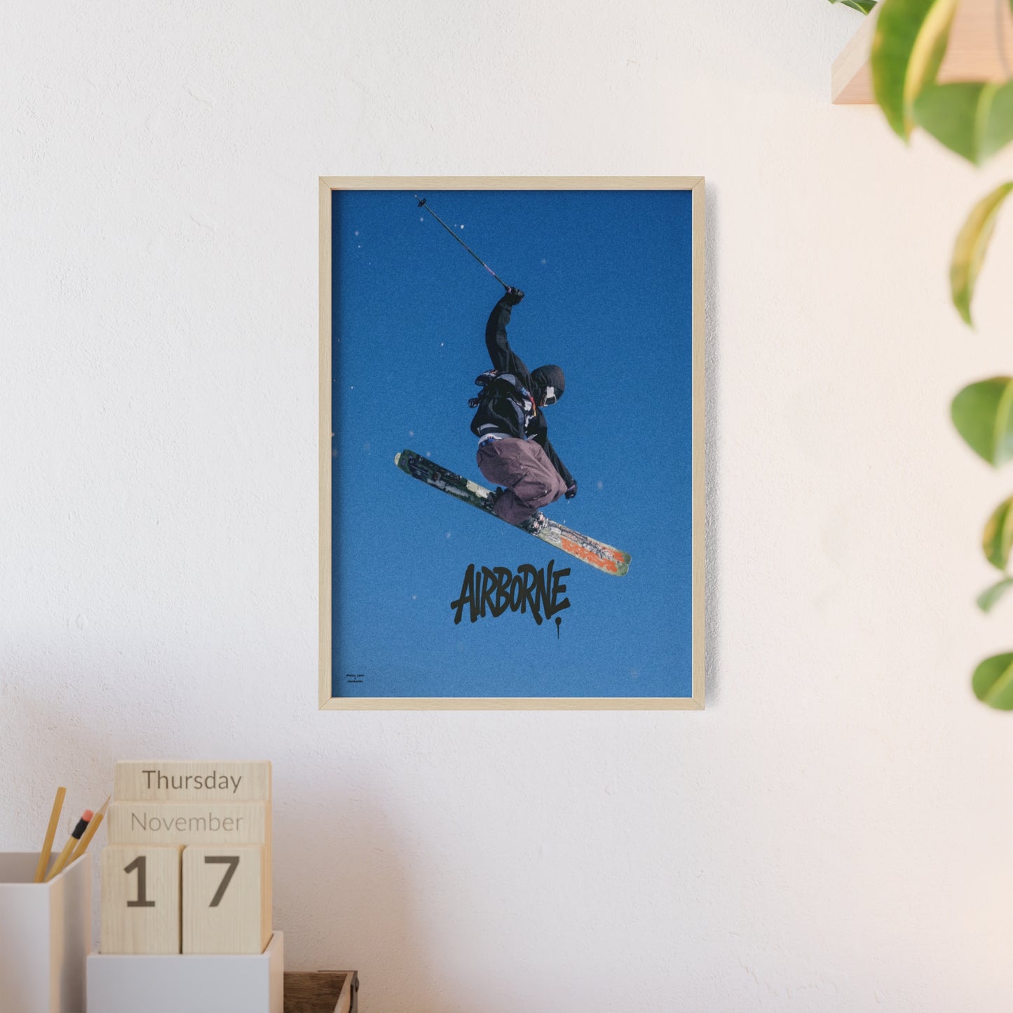 Airborne V2 Mateo Lepic Poster - FRAMED