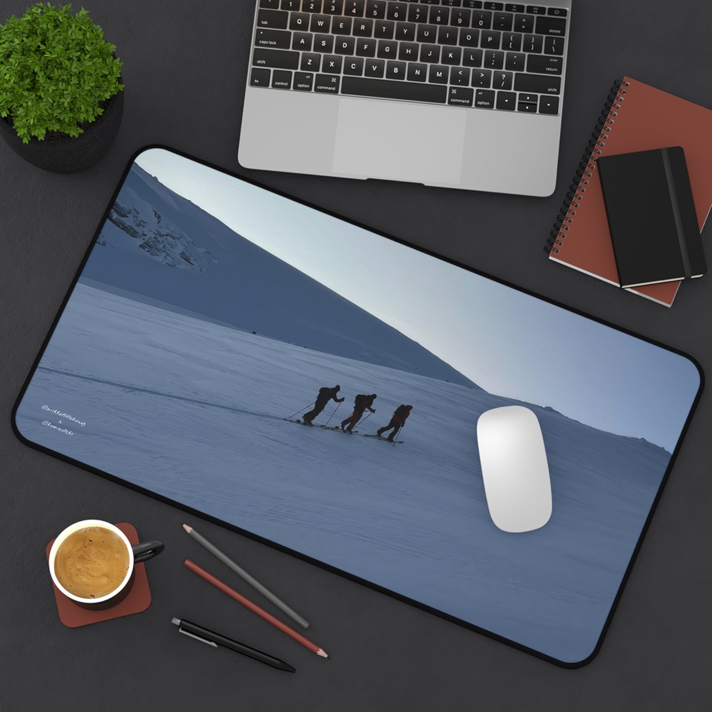 Ski Touring Mikkellillehaug Desk Pad