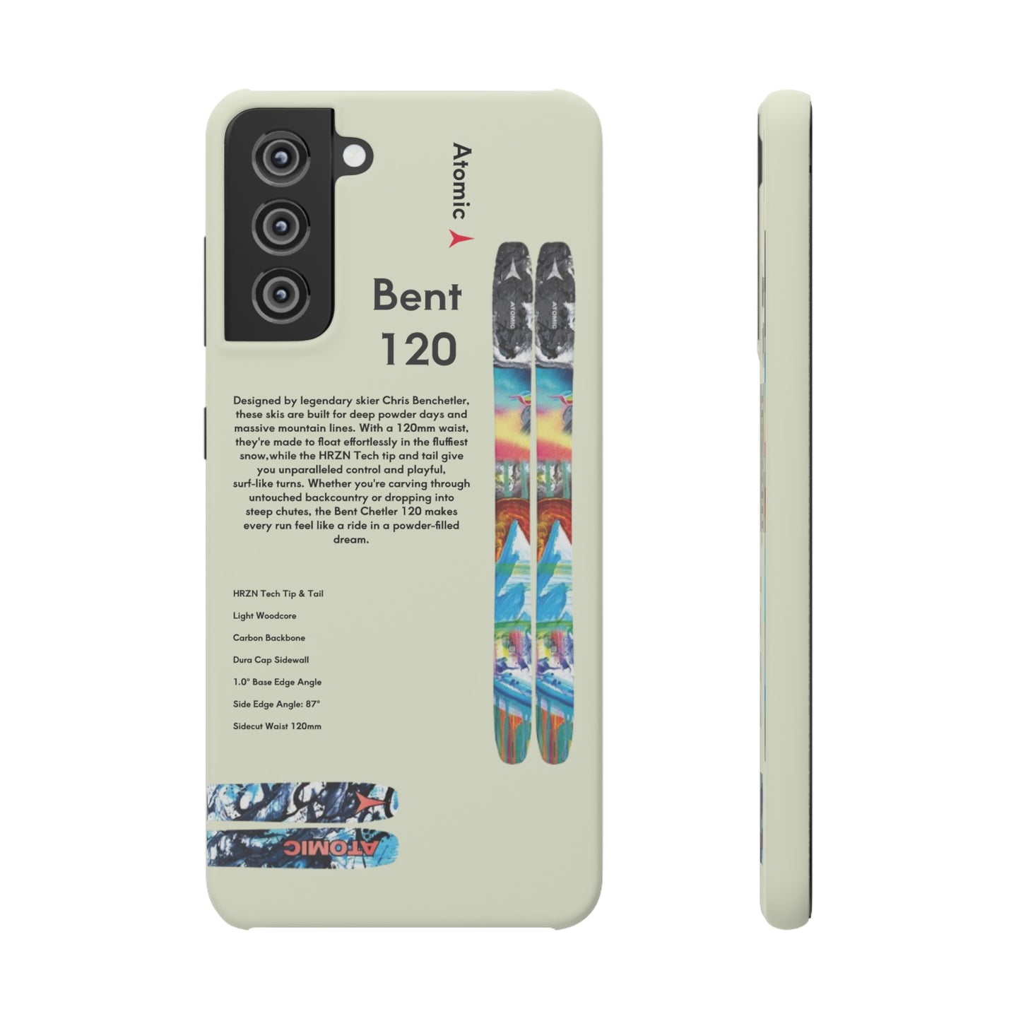 Phone Case - Skiing Bent Chetler 120mm Design