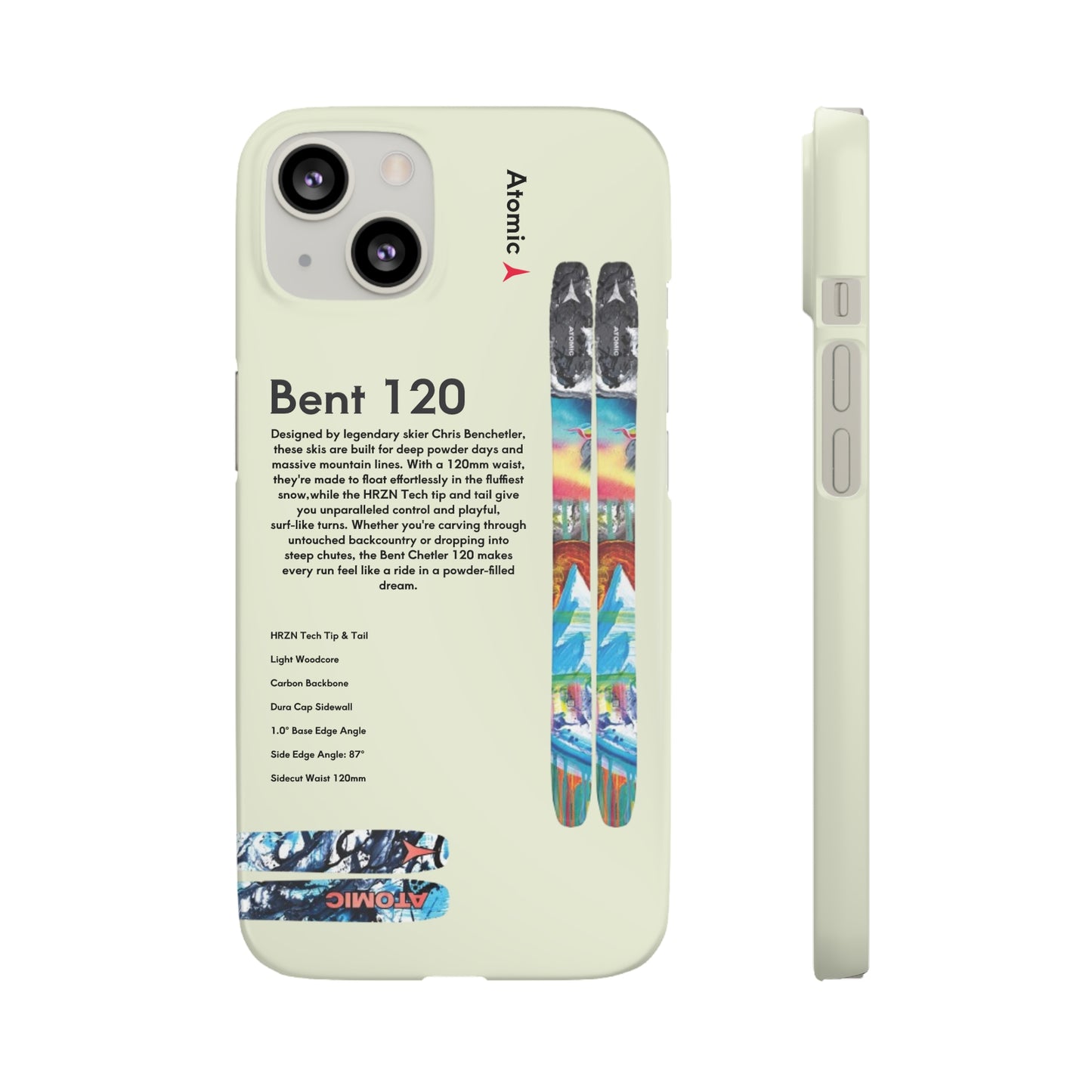 Phone Case - Skiing Bent Chetler 120mm Design