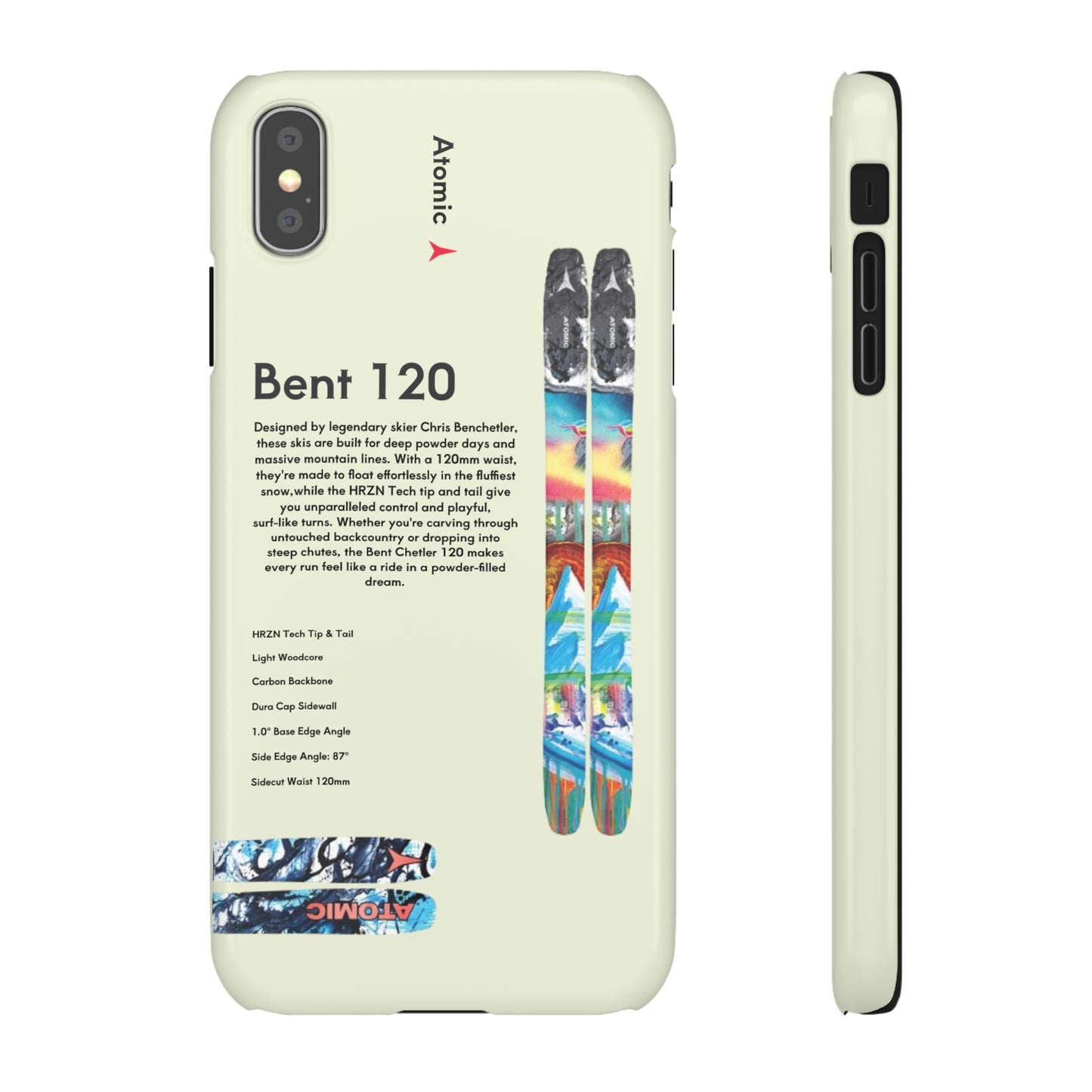 Phone Case - Skiing Bent Chetler 120mm Design