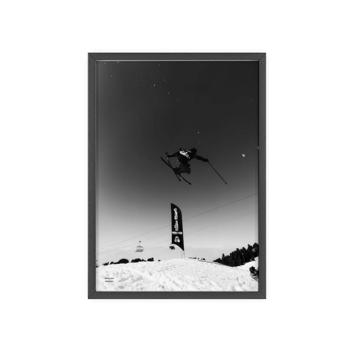 Airborne Mateo Lepic Poster - FRAMED
