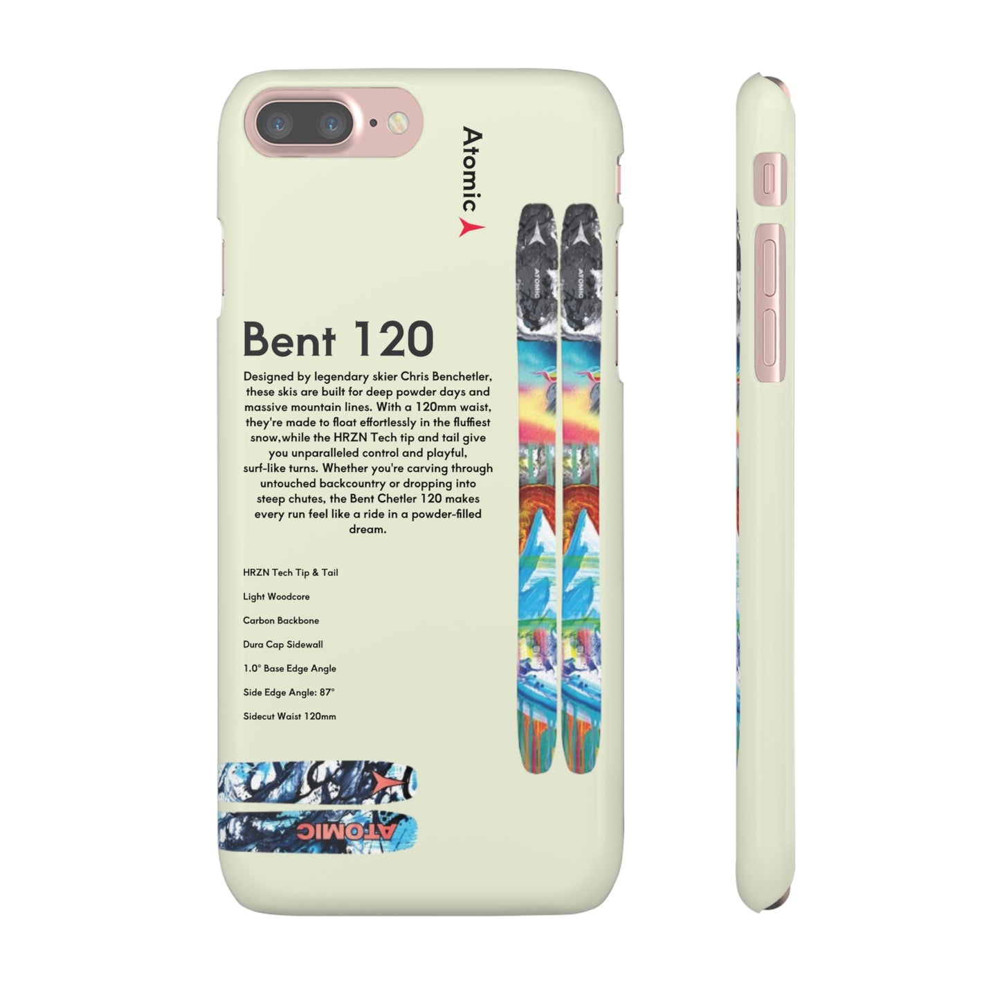 Phone Case - Skiing Bent Chetler 120mm Design