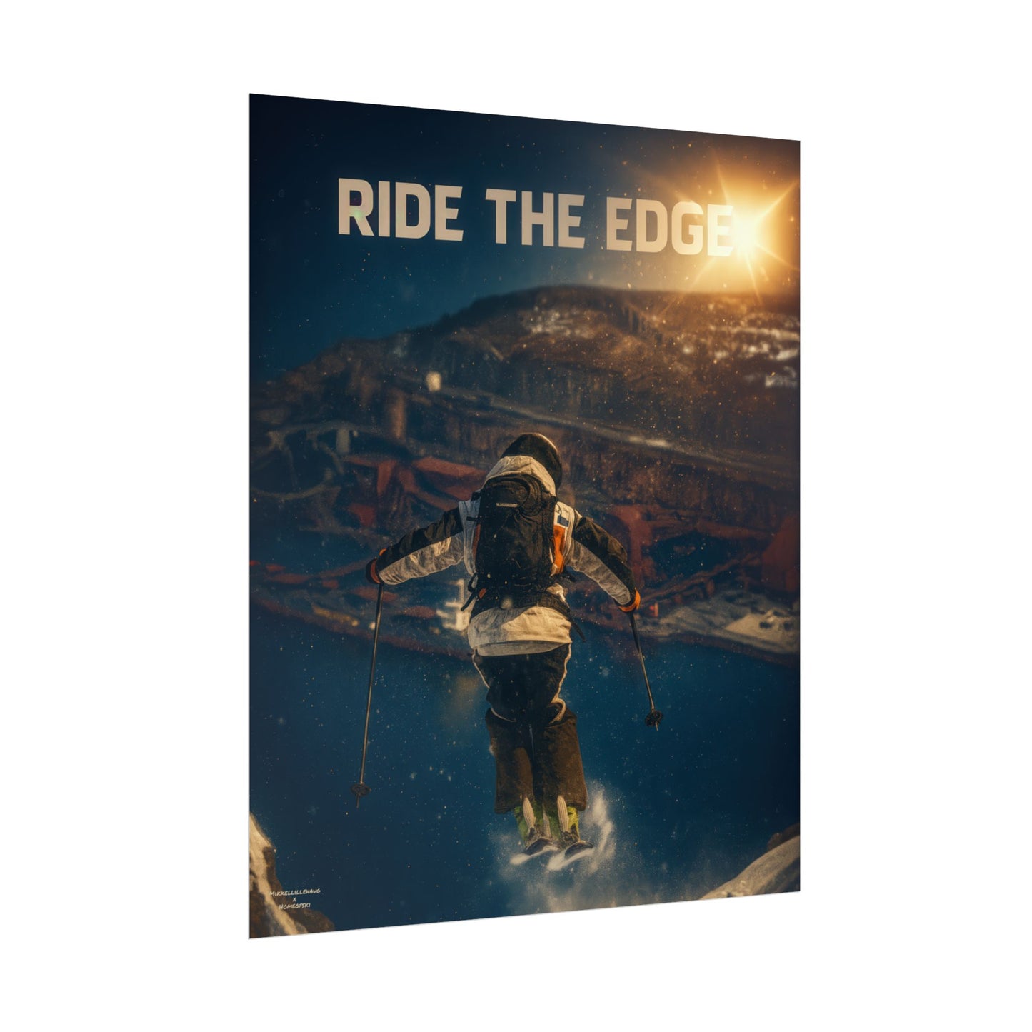 Ride The Edge x Heaven Mikkellillehaug Poster