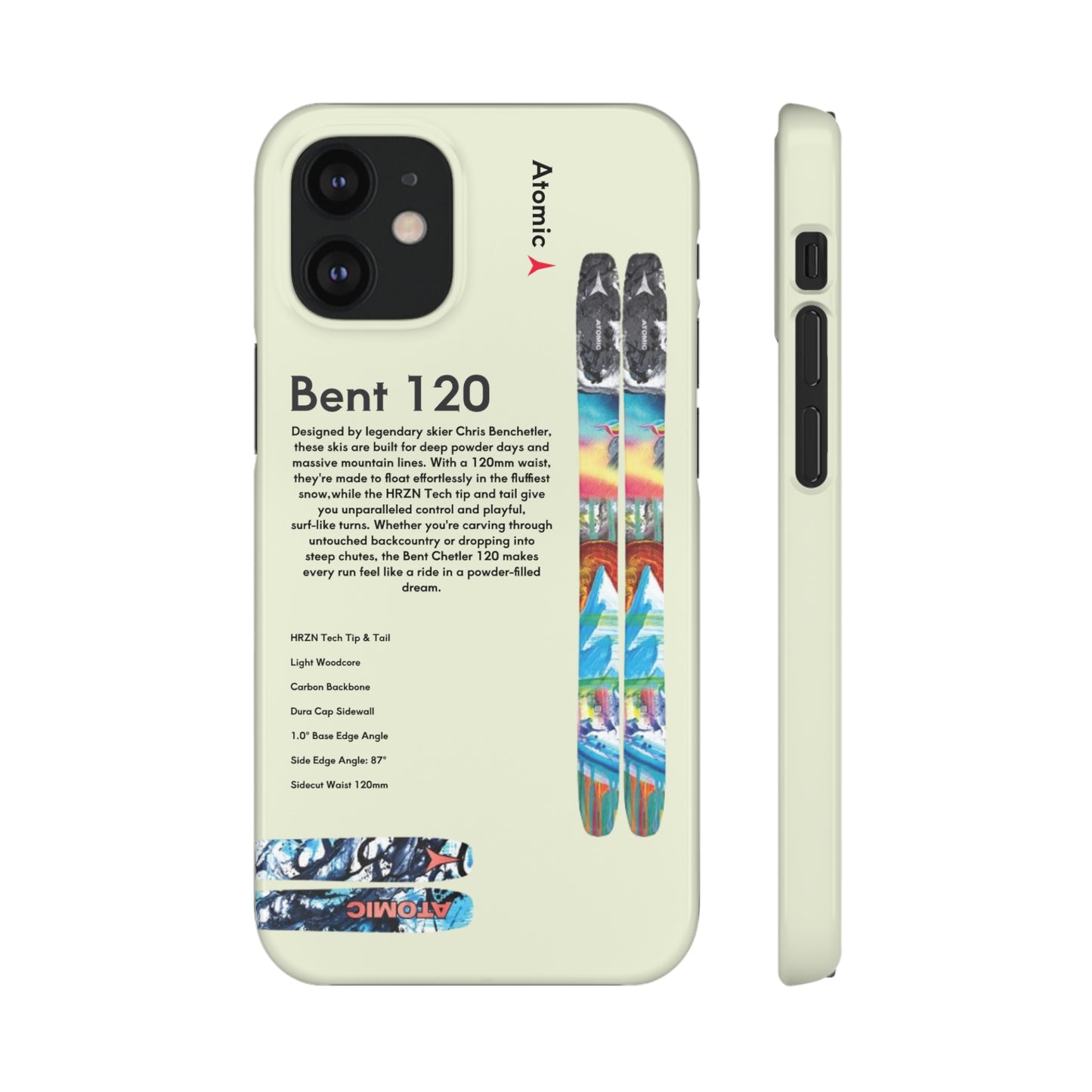 Phone Case - Skiing Bent Chetler 120mm Design