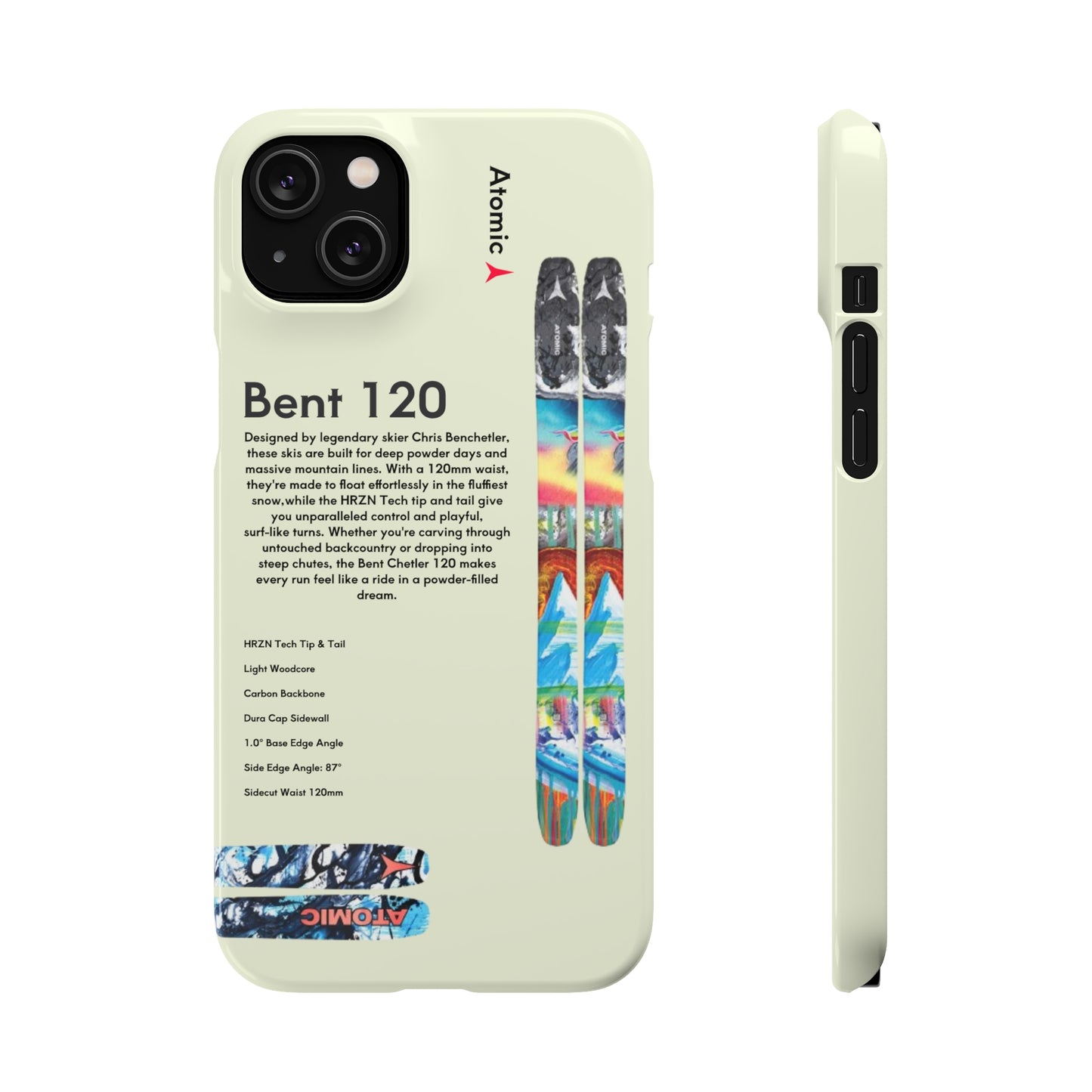 Phone Case - Skiing Bent Chetler 120mm Design