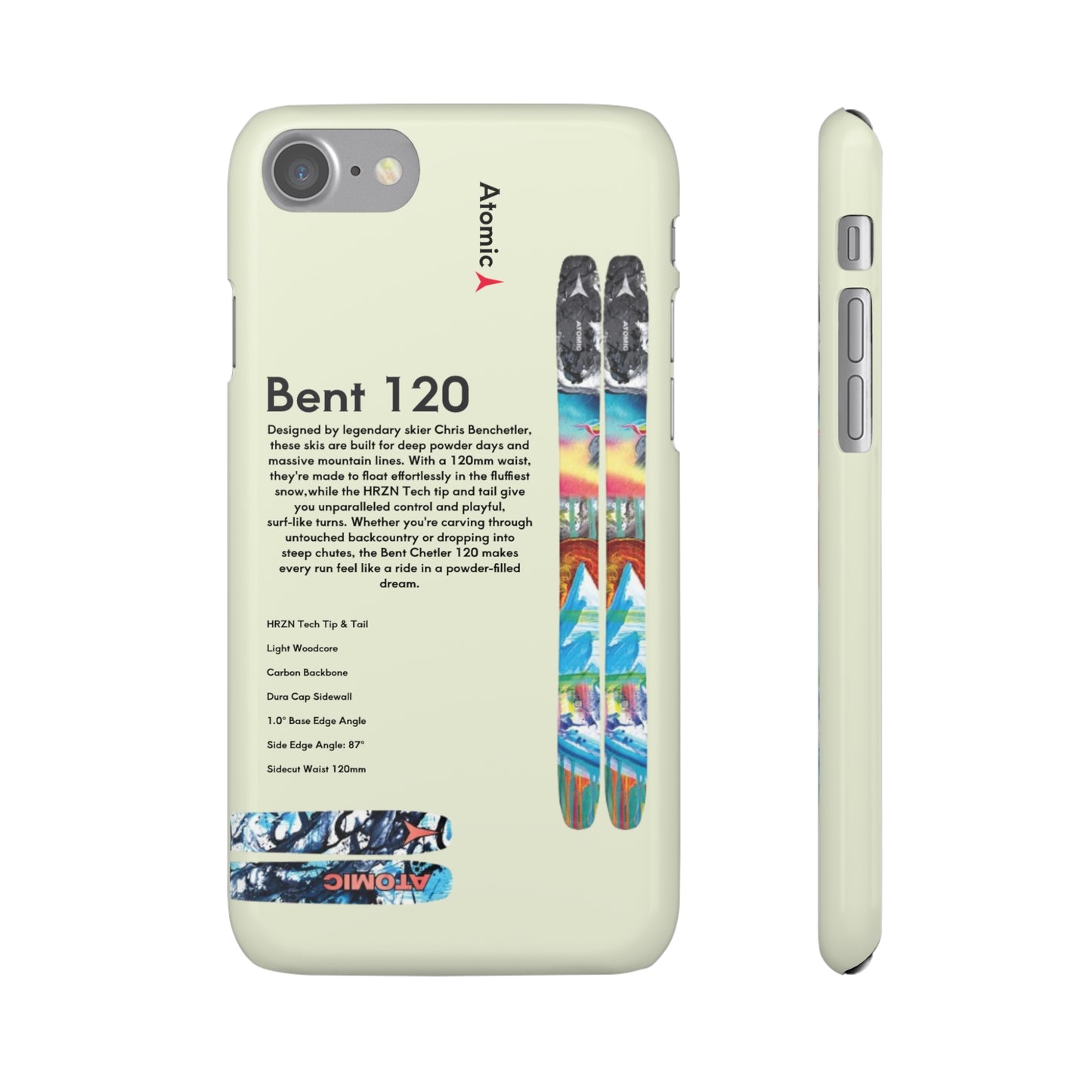 Phone Case - Skiing Bent Chetler 120mm Design