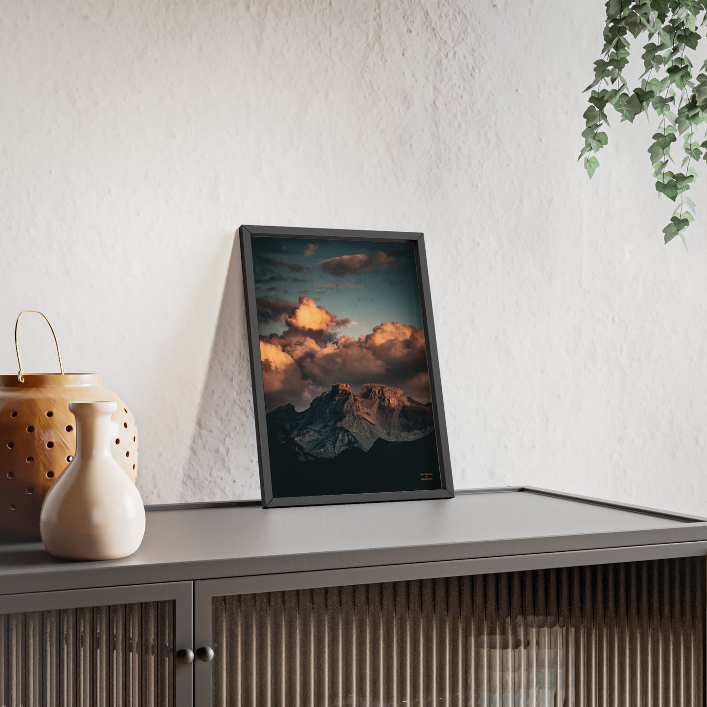 Chasing Horizons Indy Bruhin Poster - FRAMED