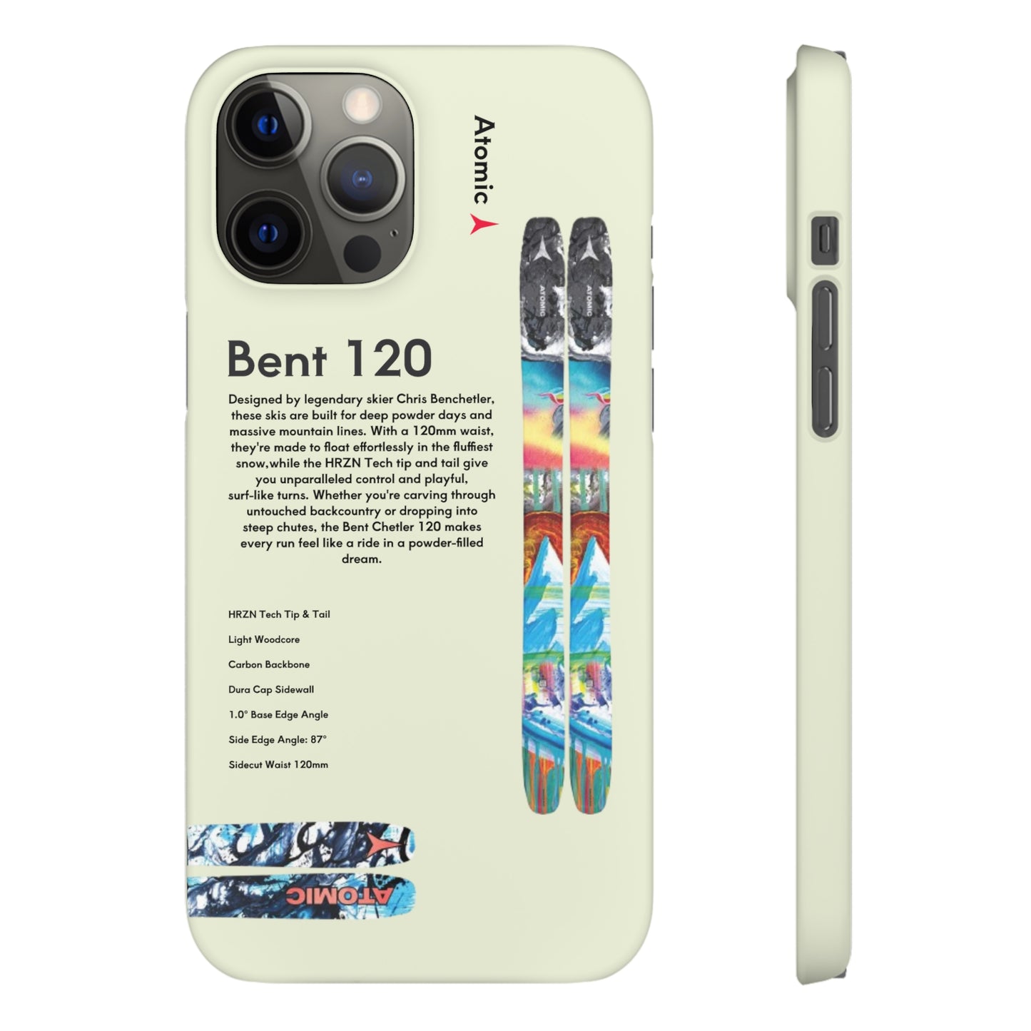 Phone Case - Skiing Bent Chetler 120mm Design