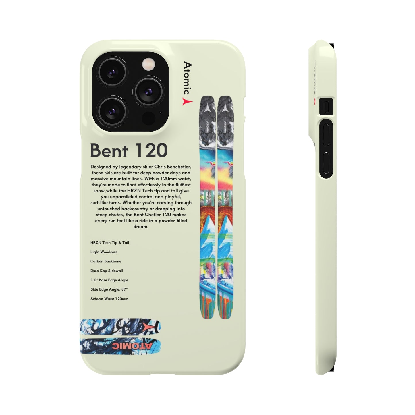 Phone Case - Skiing Bent Chetler 120mm Design