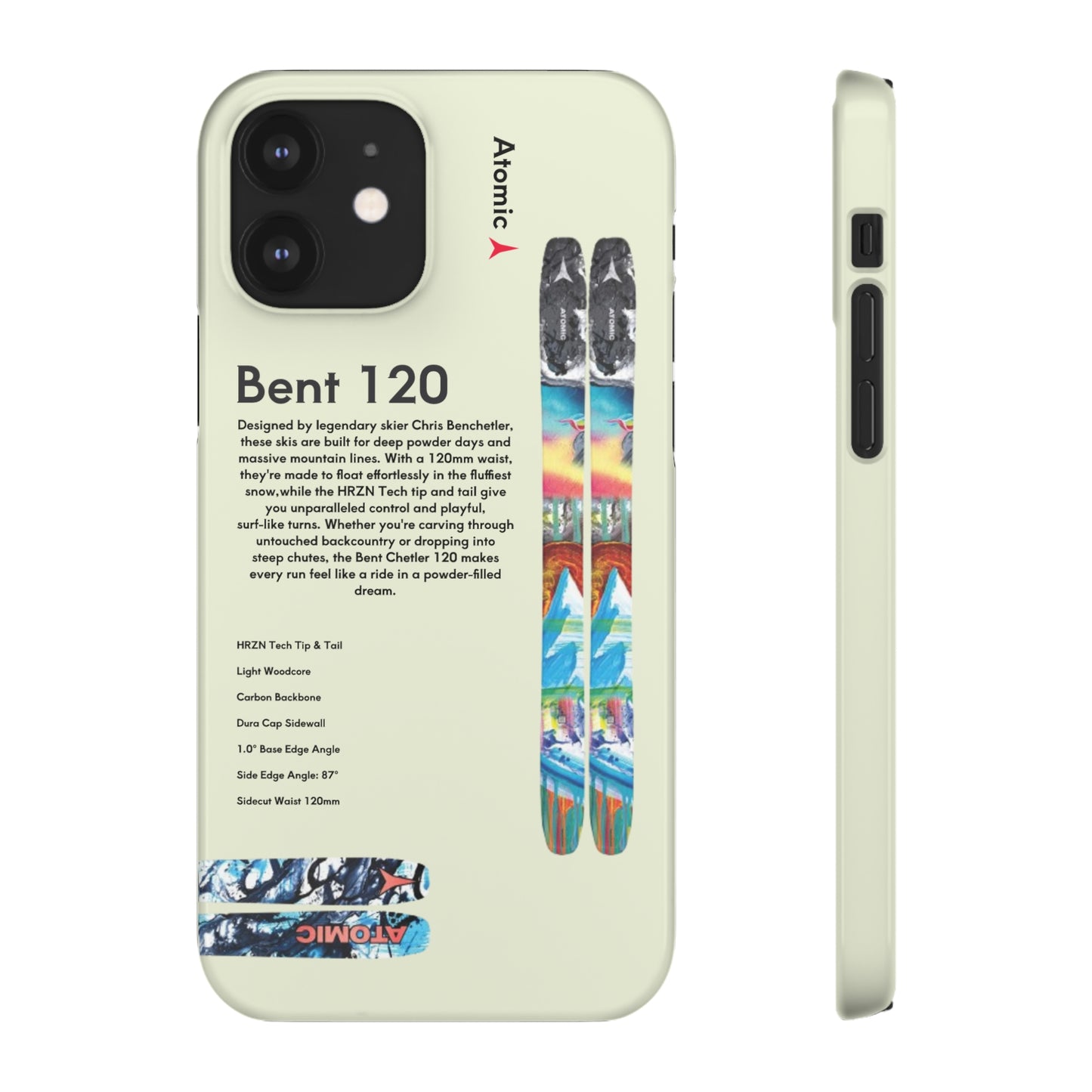 Phone Case - Skiing Bent Chetler 120mm Design