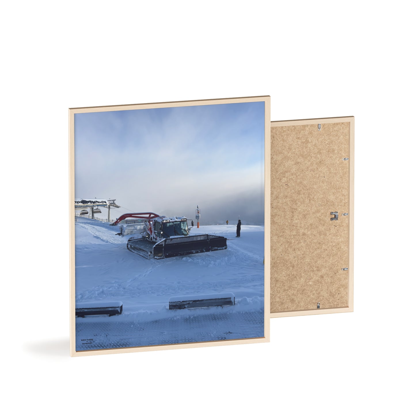 Pistenbully Robin Dufner Poster - FRAMED