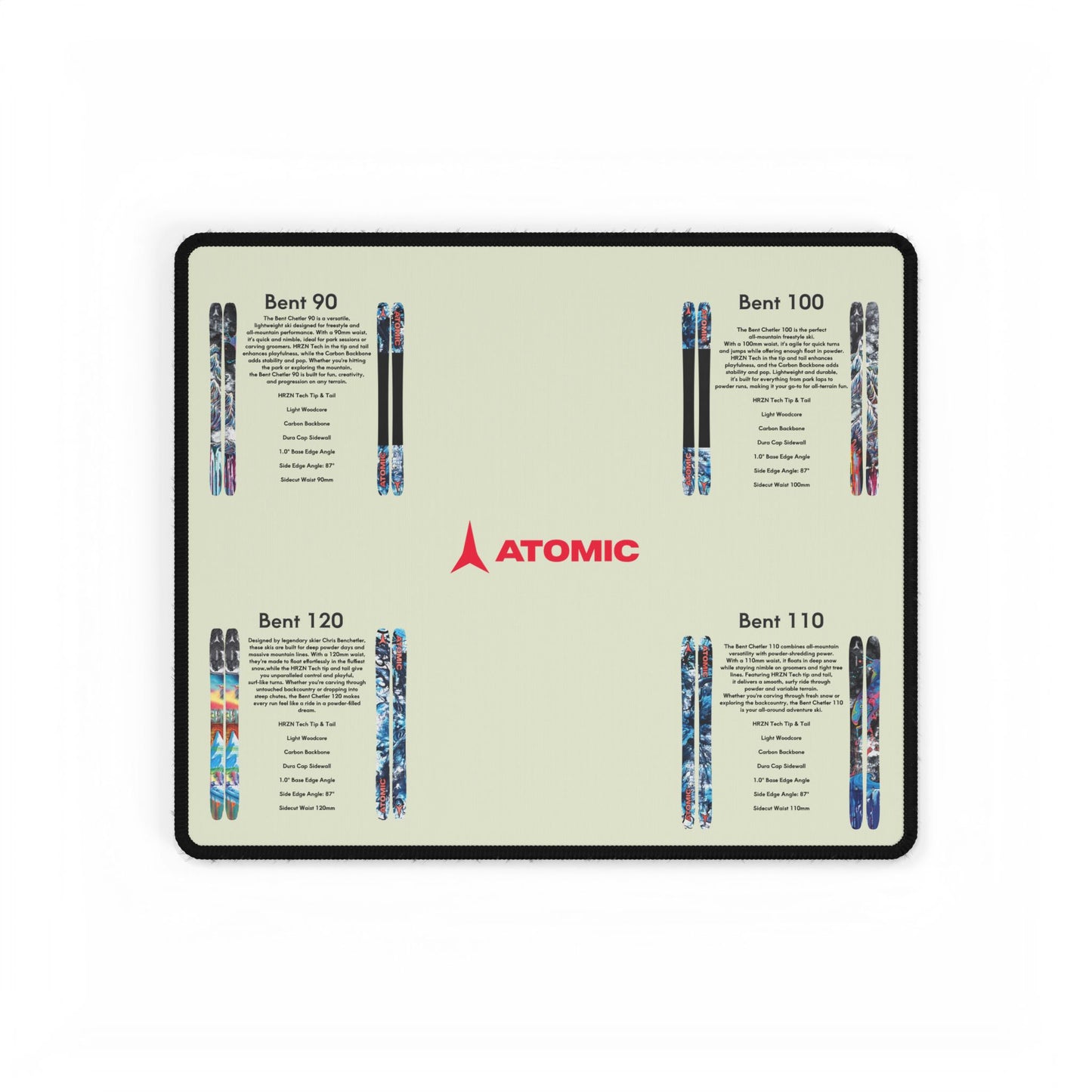 Mouse Pad Atomic Bent Chetler Skis