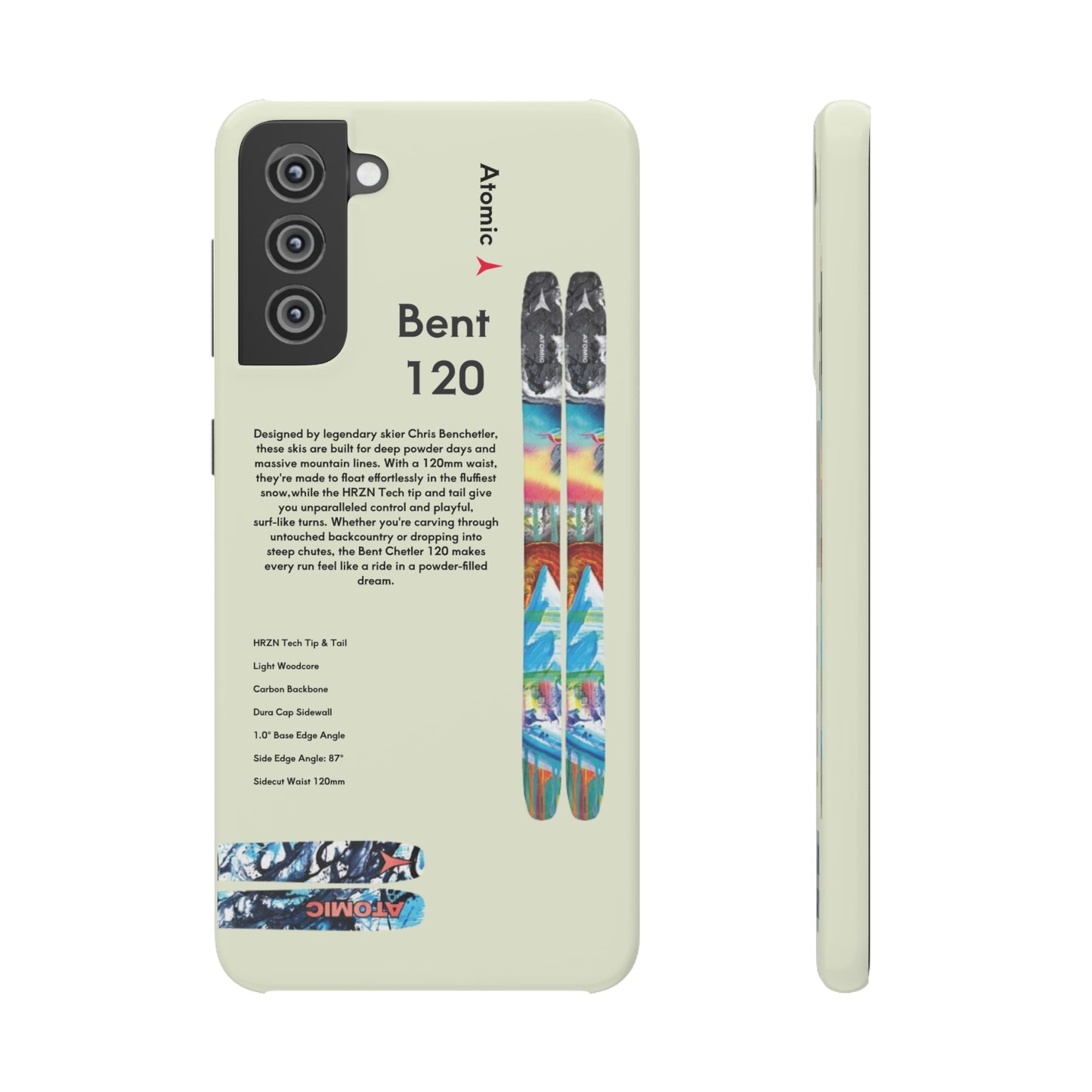 Phone Case - Skiing Bent Chetler 120mm Design