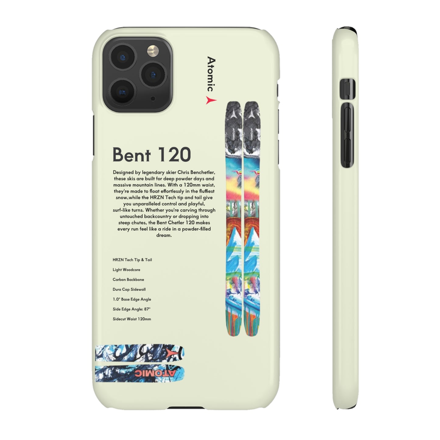 Phone Case - Skiing Bent Chetler 120mm Design