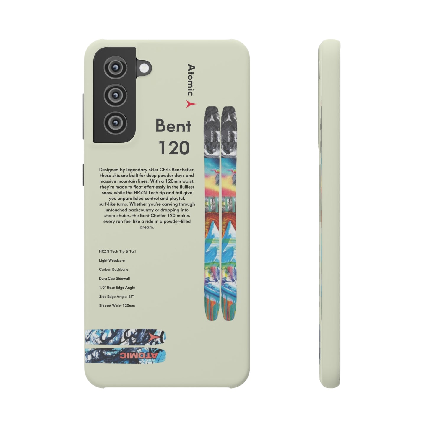 Phone Case - Skiing Bent Chetler 120mm Design