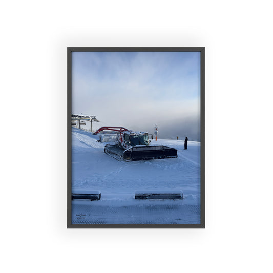 Pistenbully Robin Dufner Poster - FRAMED