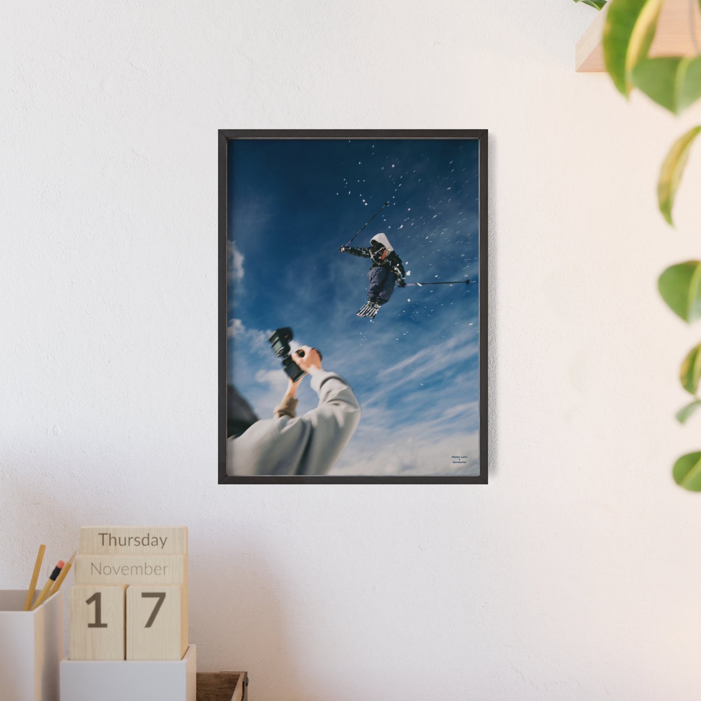 'Camera Crew' Mateo Lepic Poster - FRAMED