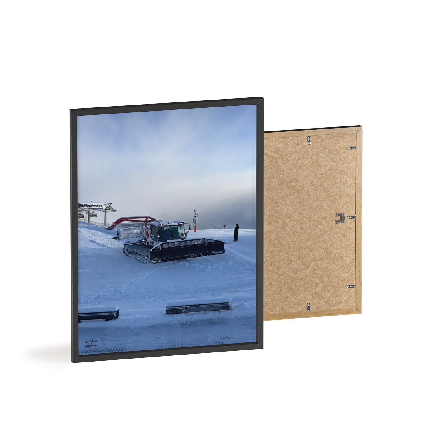 Pistenbully Robin Dufner Poster - FRAMED