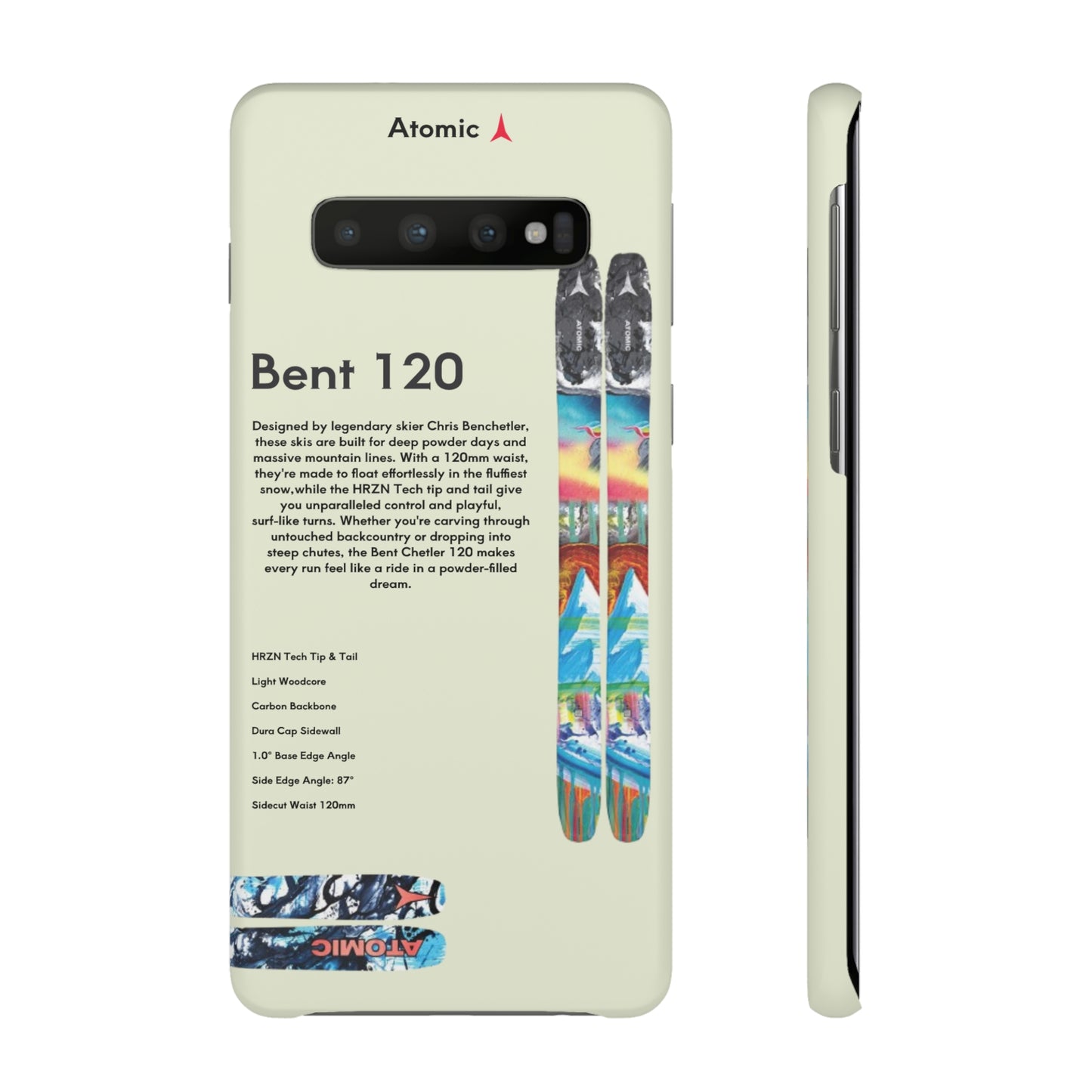 Phone Case - Skiing Bent Chetler 120mm Design