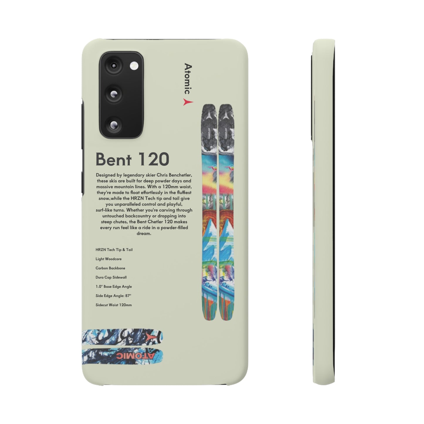 Phone Case - Skiing Bent Chetler 120mm Design