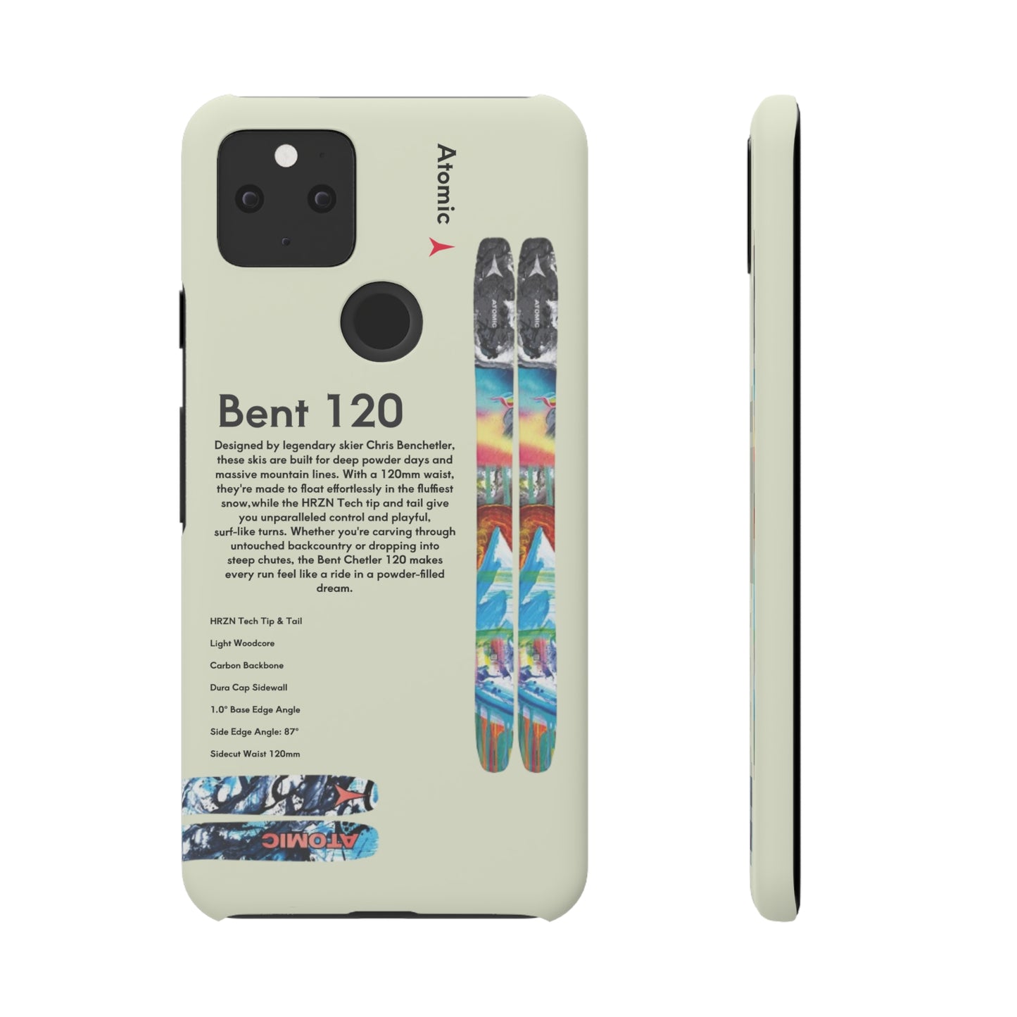 Phone Case - Skiing Bent Chetler 120mm Design