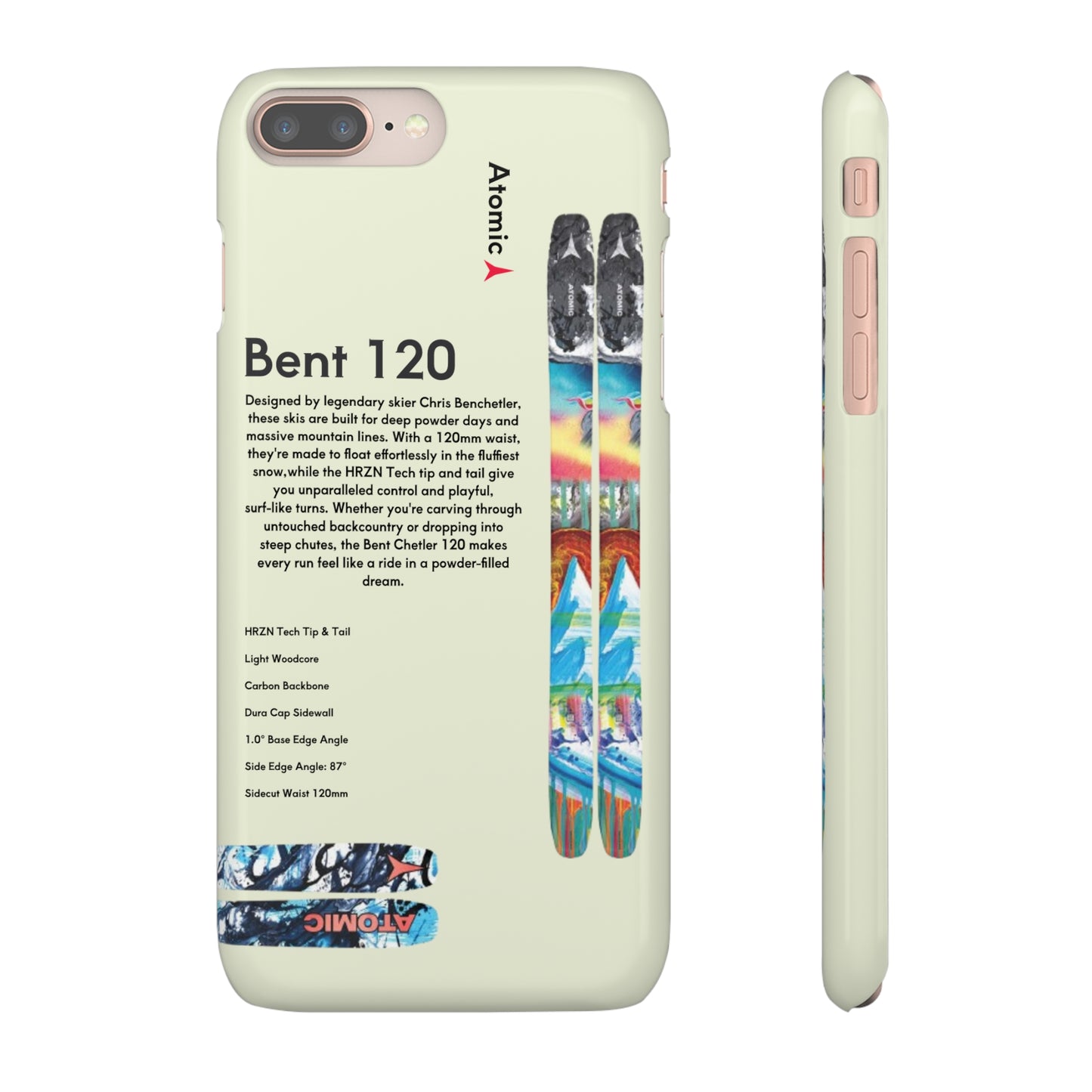 Phone Case - Skiing Bent Chetler 120mm Design